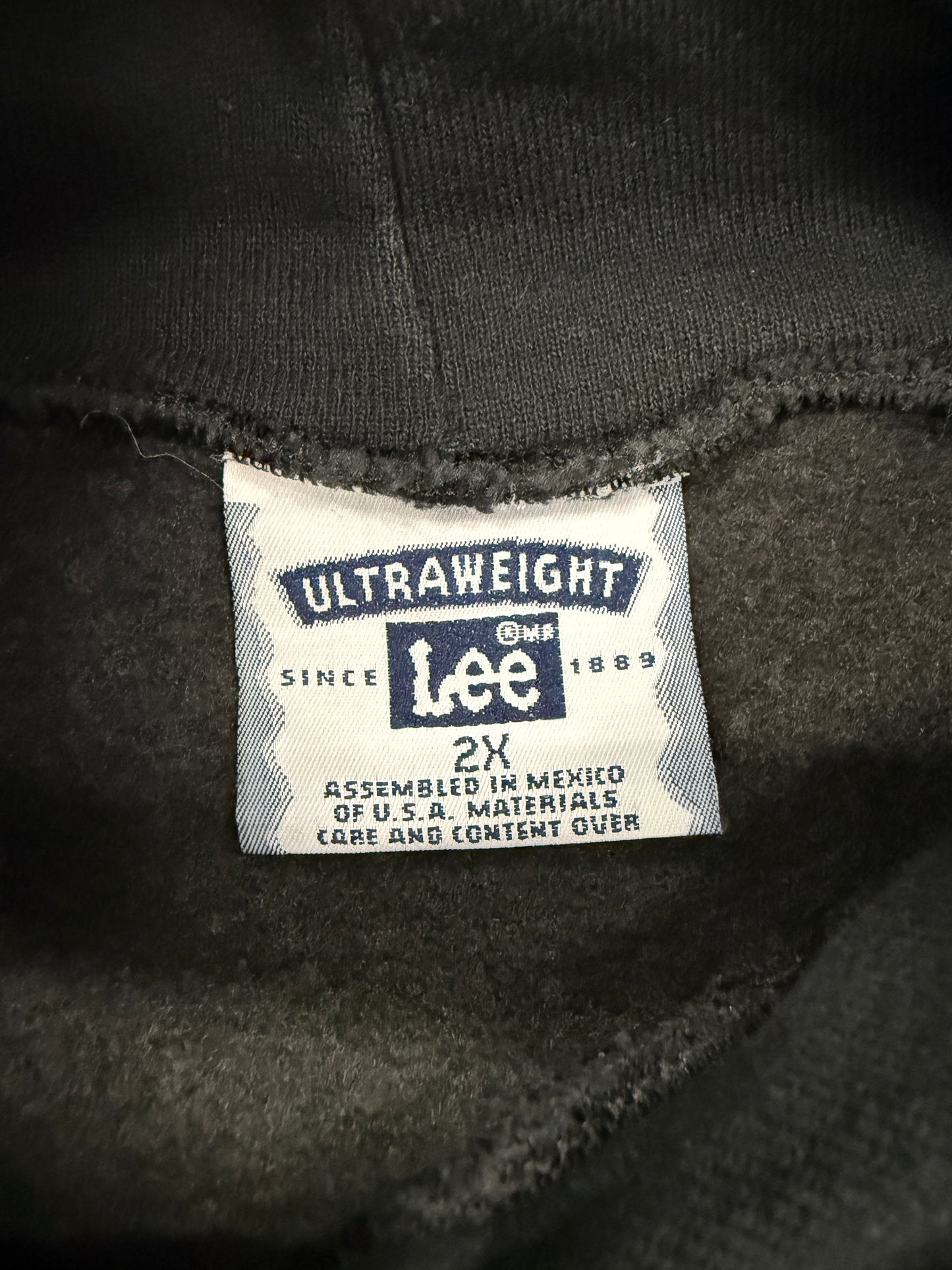 PEARL JAM EMBROIDERED LOGO HOODIE (ULTRAWEIGHT LEE TAG)