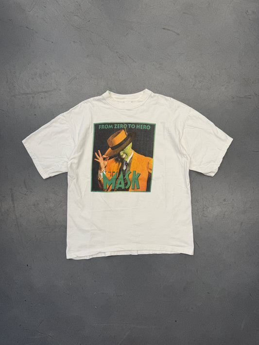 90S THE MASK BOOTLEG MOVIE POSTER TEE (WHITE TAG)