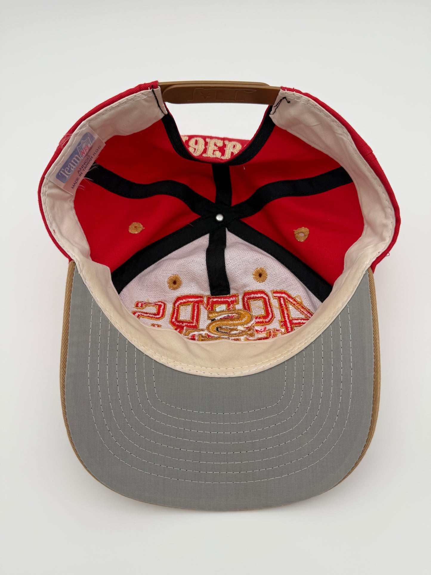 90'S SAN FRANCISCO 49ERS BASEBALL STYLE SNAPBACK HAT (TEAM TAG)