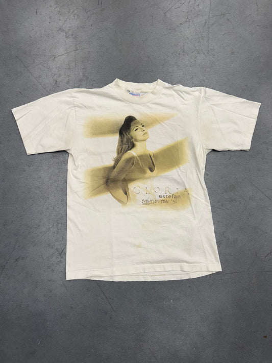 1996 GLORIA ESTEFAN "EVOLUTION TOUR '96" TEE (ALL SPORT TAG)