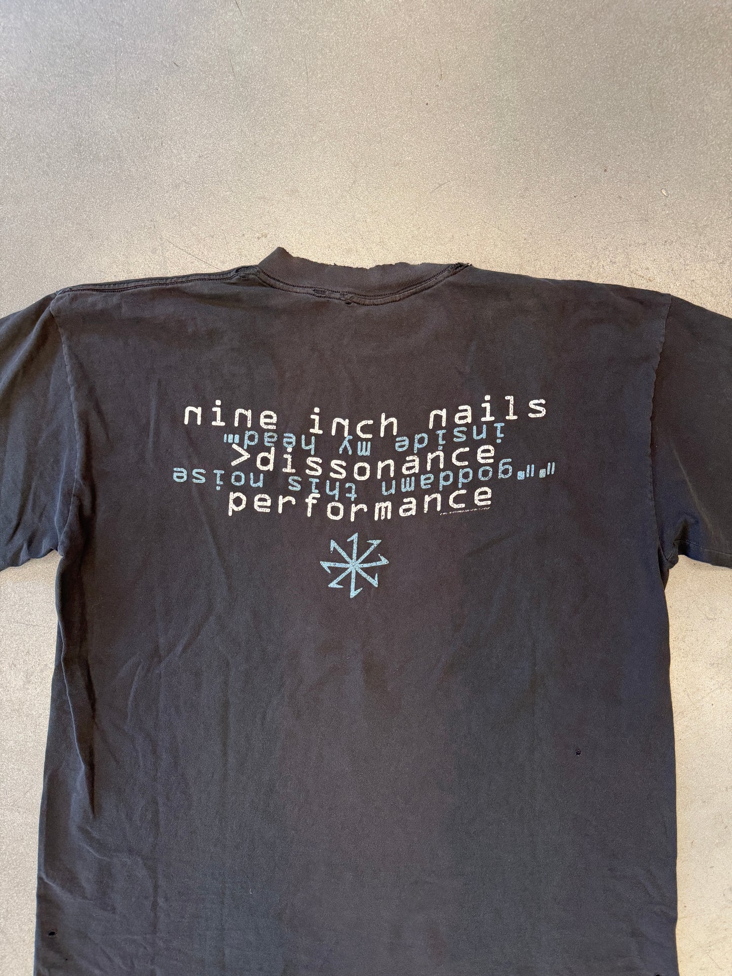 1995 NINE INCH NAILS DISSONANCE TEE (ALL SPORT TAG)