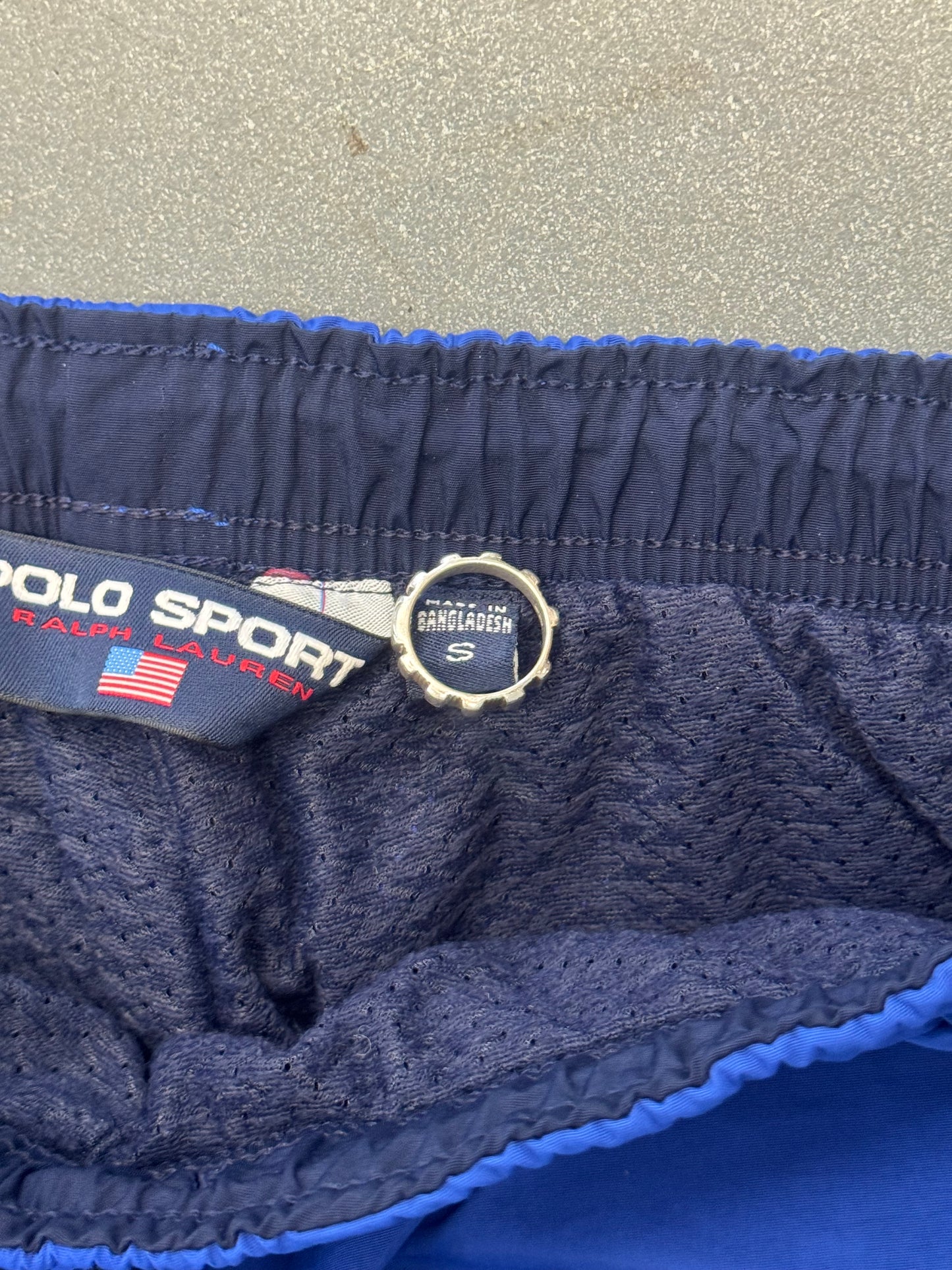 VINTAGE RALPH LAUREN POLO SPORT TRACK PANTS - BLUE