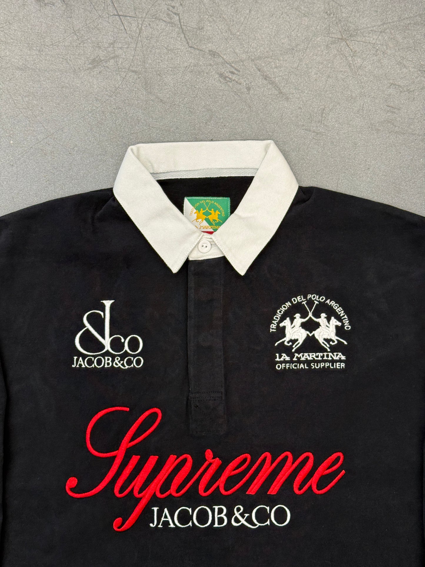 SS26 SUPREME LA MARTINA JACOB & CO RUGBY LS SHIRT