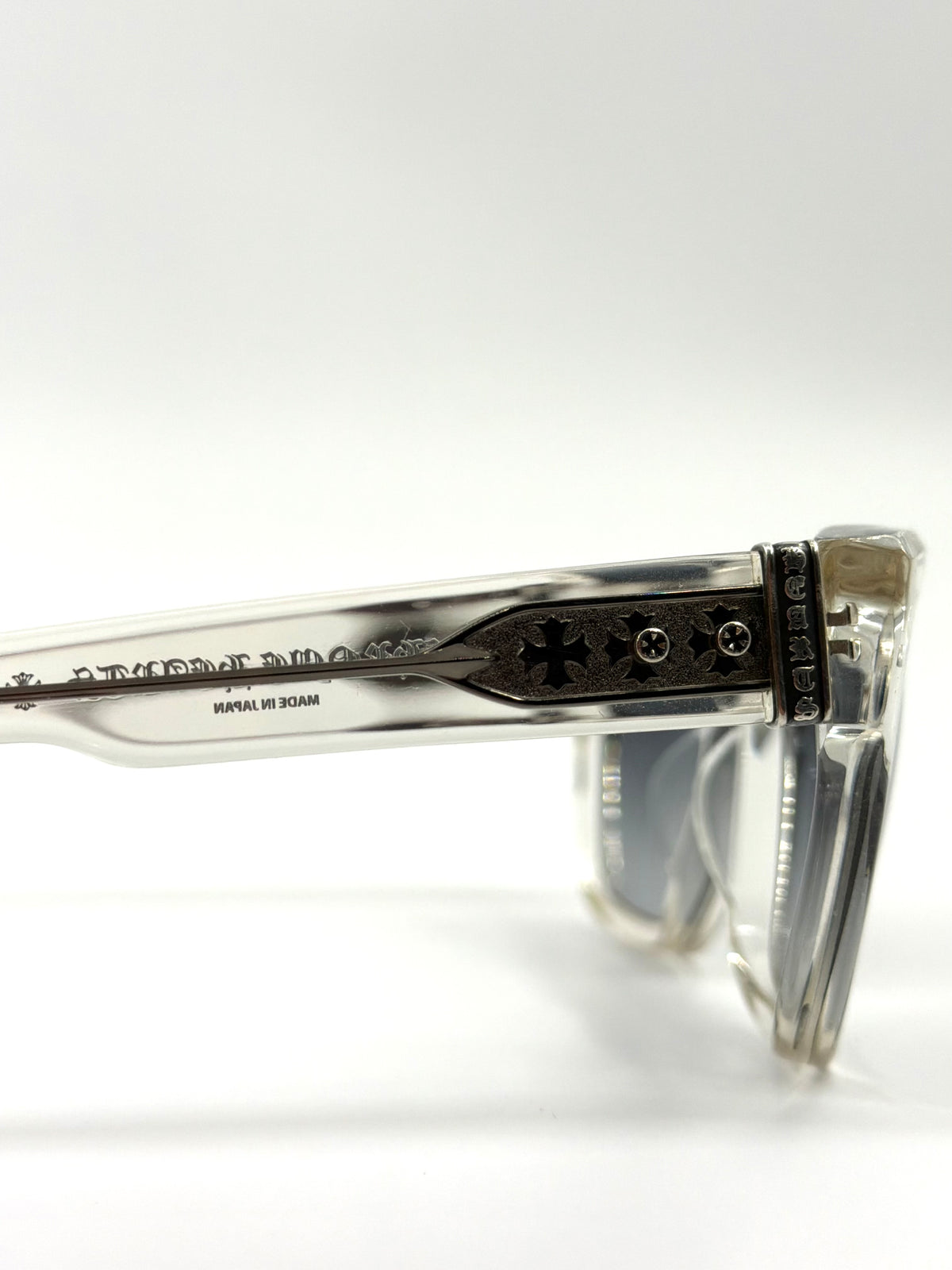 CHROME HEARTS MIDIXATHRILL 1 SUNGLASSES - CLEAR