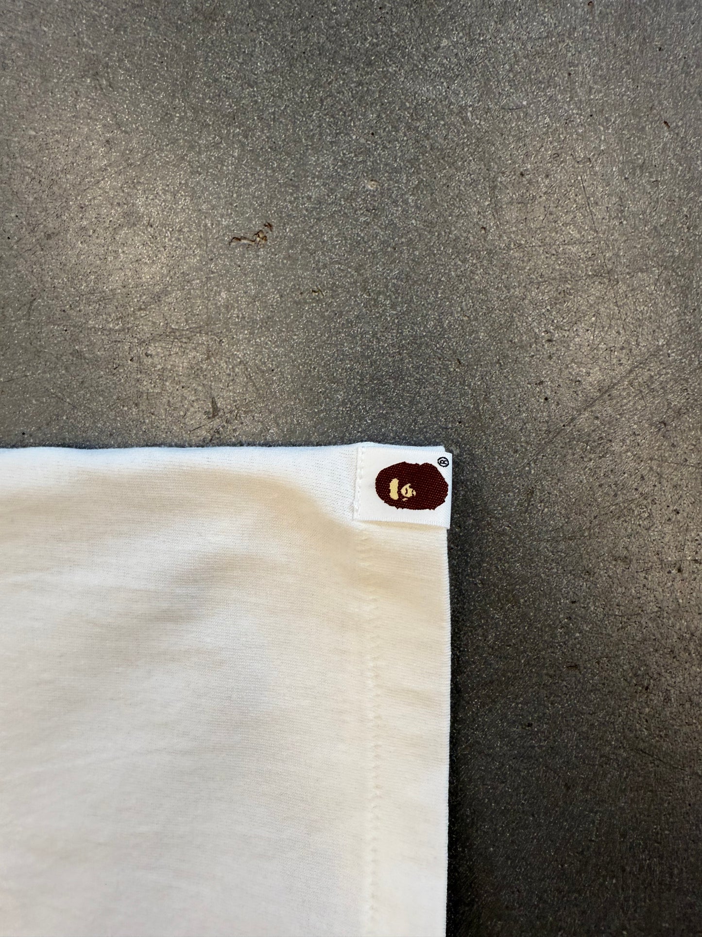 BAPE ABC CAMO BY BATHING APE TEE - BLUE CAMO/WHITE (L) (NWT)