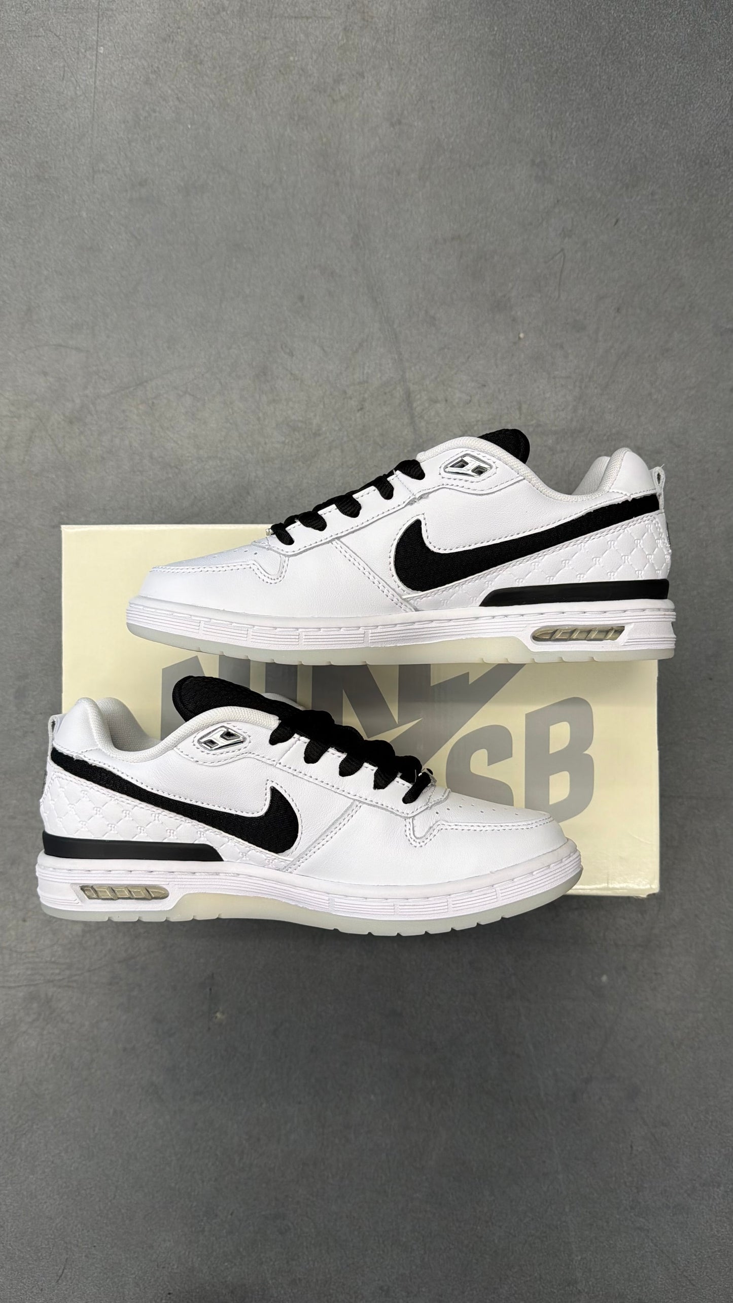 2025 SIZE 7 NIKE SB ZOOM AIR PAUL RODRIGUEZ 1 - WHITE BLACK