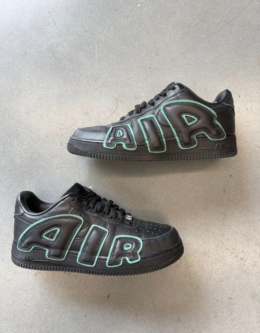 SIZE 8 2019 NIKE X CACTUS PLANT FLEA MARKTET CPFM AIR FORCE 1 NIKE ID BLACK/GREEN NO BOX