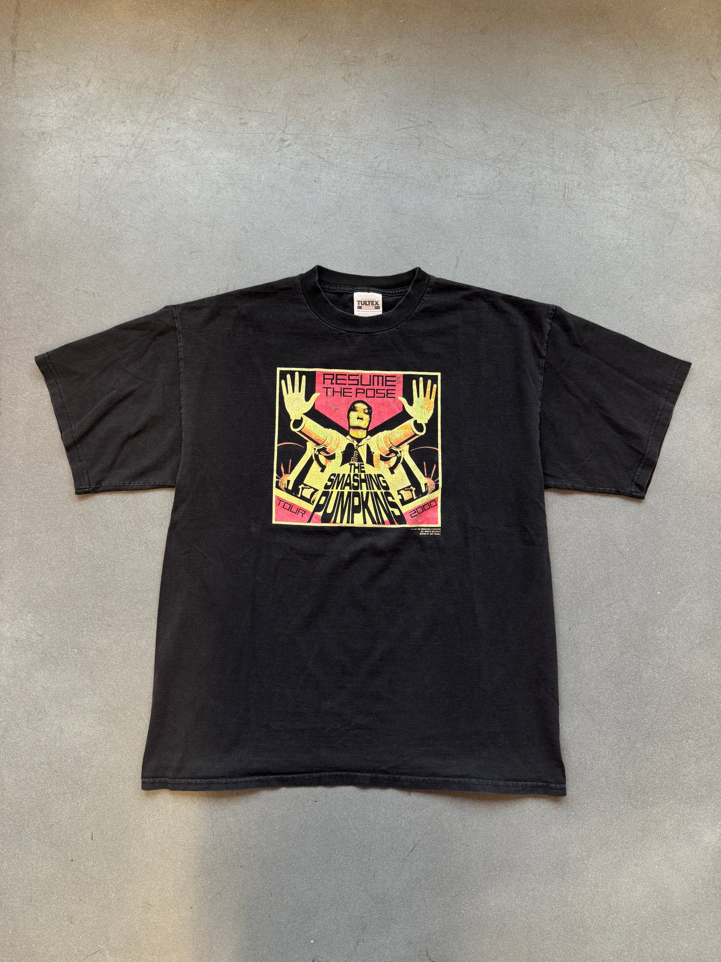 2000 SMASHING PUMPKINS RESUME THE POSE TOUR TEE (TULTEX TAG)