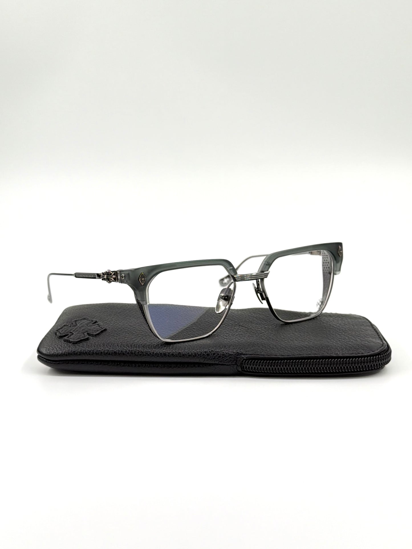 CHROME HEARTS LGMA MATTE GRAPHITE/GUNMETAL GLASSES