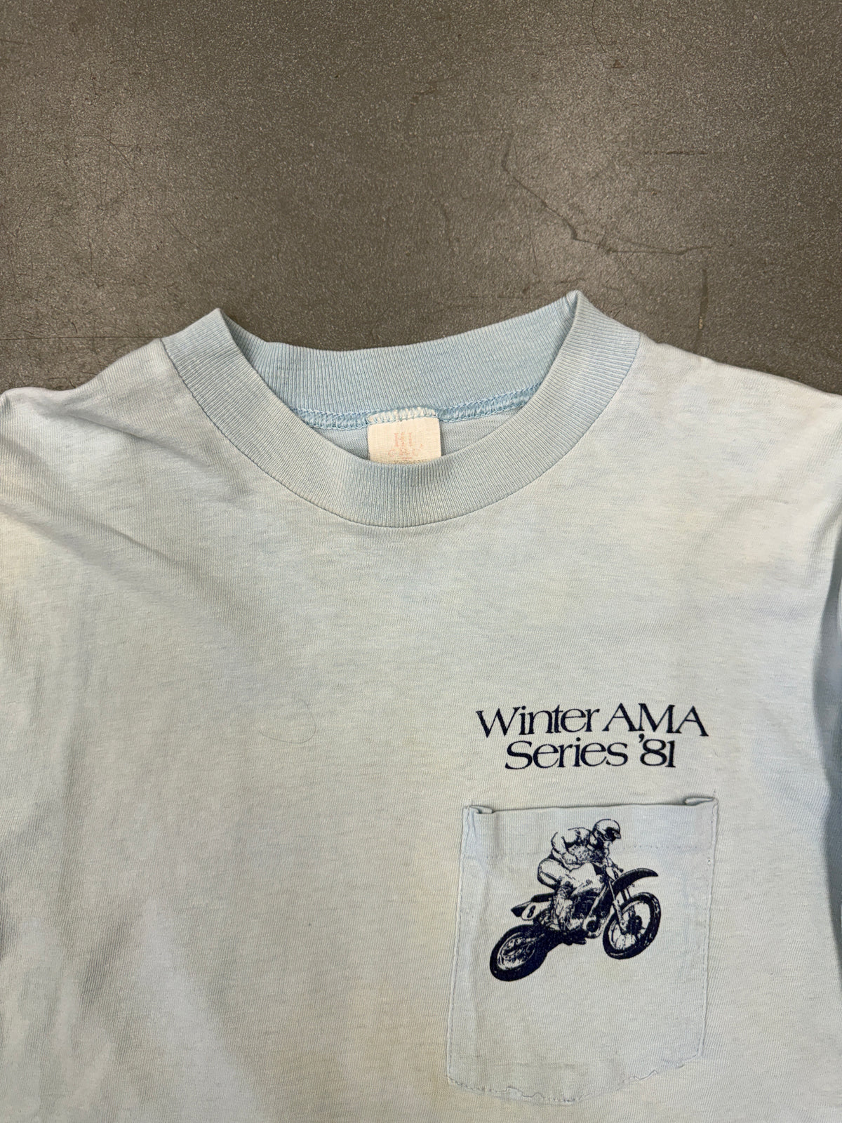 1981 WINTER AMA SERIES MOTOR CROSS LONGSLEEVE TEE (HI CRU TAG)