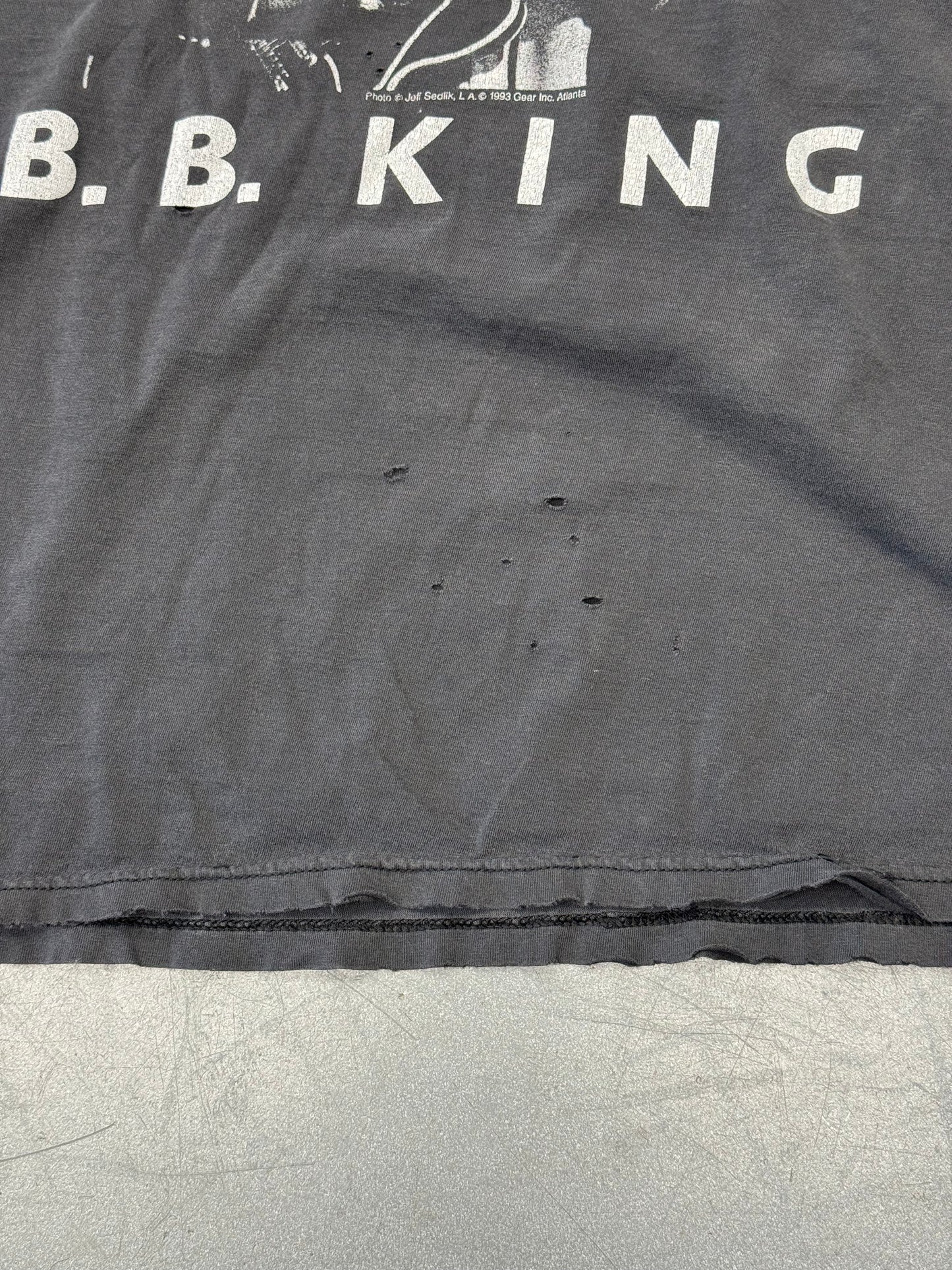 1993 B.B. KING GUITAR SHREDDING TEE (CUT TAG)