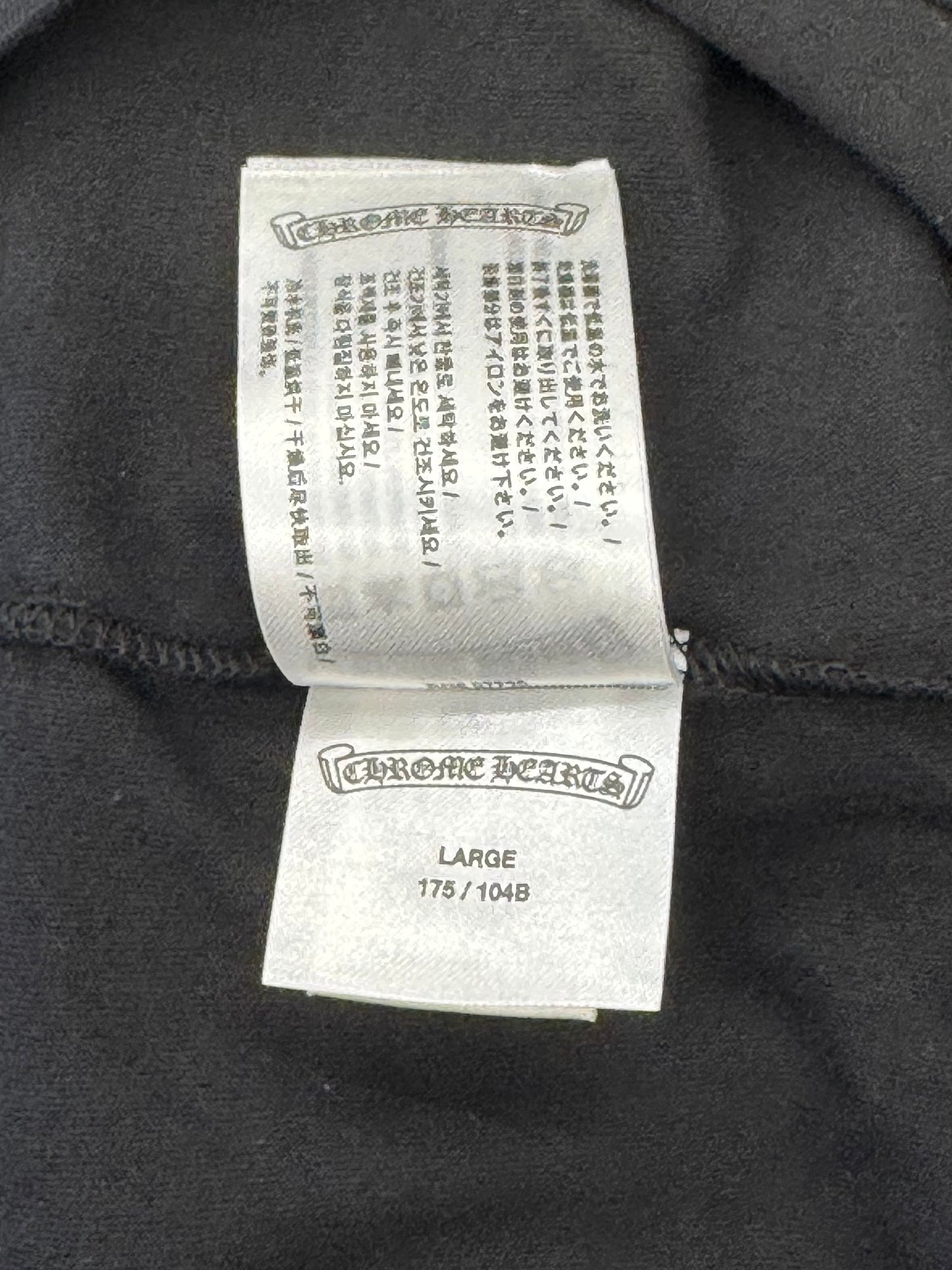 CHROME HEARTS COLLAR PRINT POCKET TEE