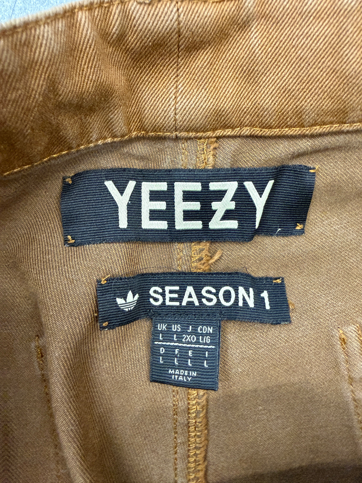 2015 YEEZY SEASON 1 DOUBLE KNEE CARPENTER PANTS