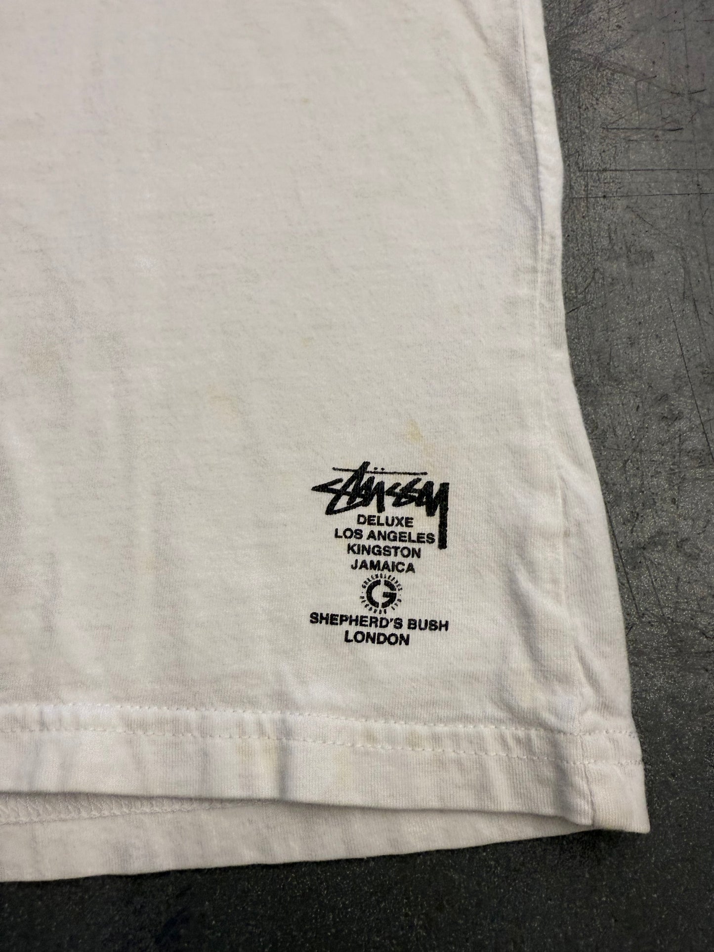 VINTAGE STUSSY YELLOWMAN EEK A MOUSE TEE