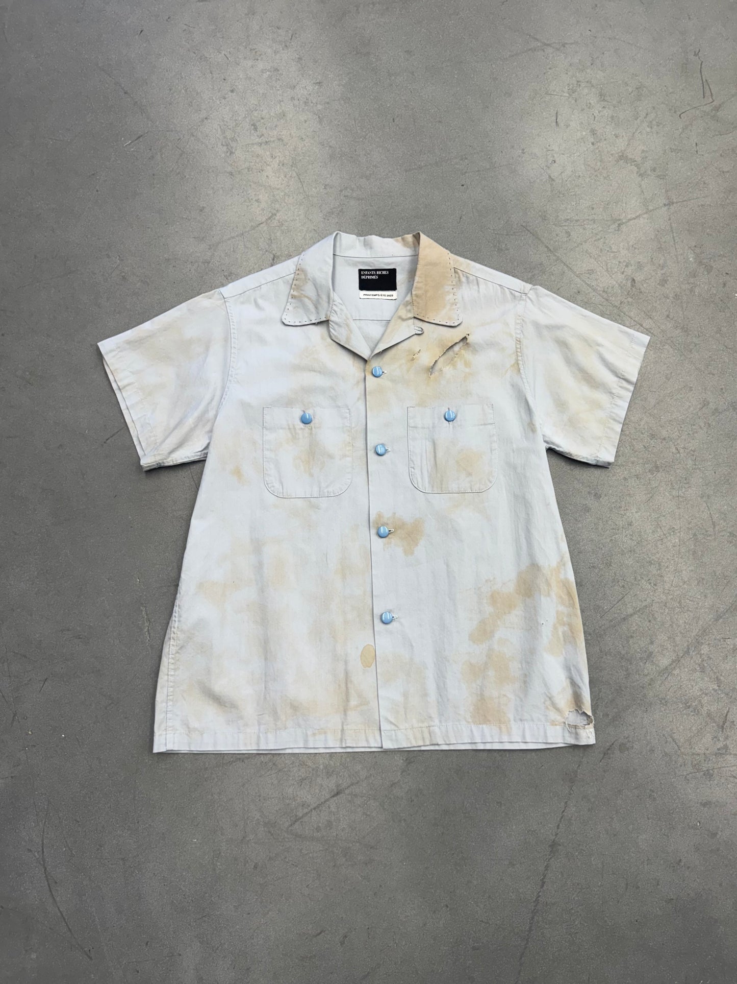 ENFANTS RICHES DEPRIMES ERD MEN'S MECHANICS BUTTON-FRONT SHIRT
