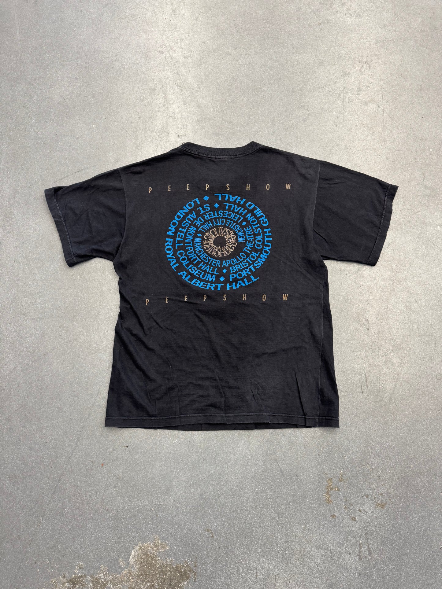 1988 SIOUXSIE AND THE BANSHEES PEEPSHOW TOUR TEE (100% COTTON TAG)