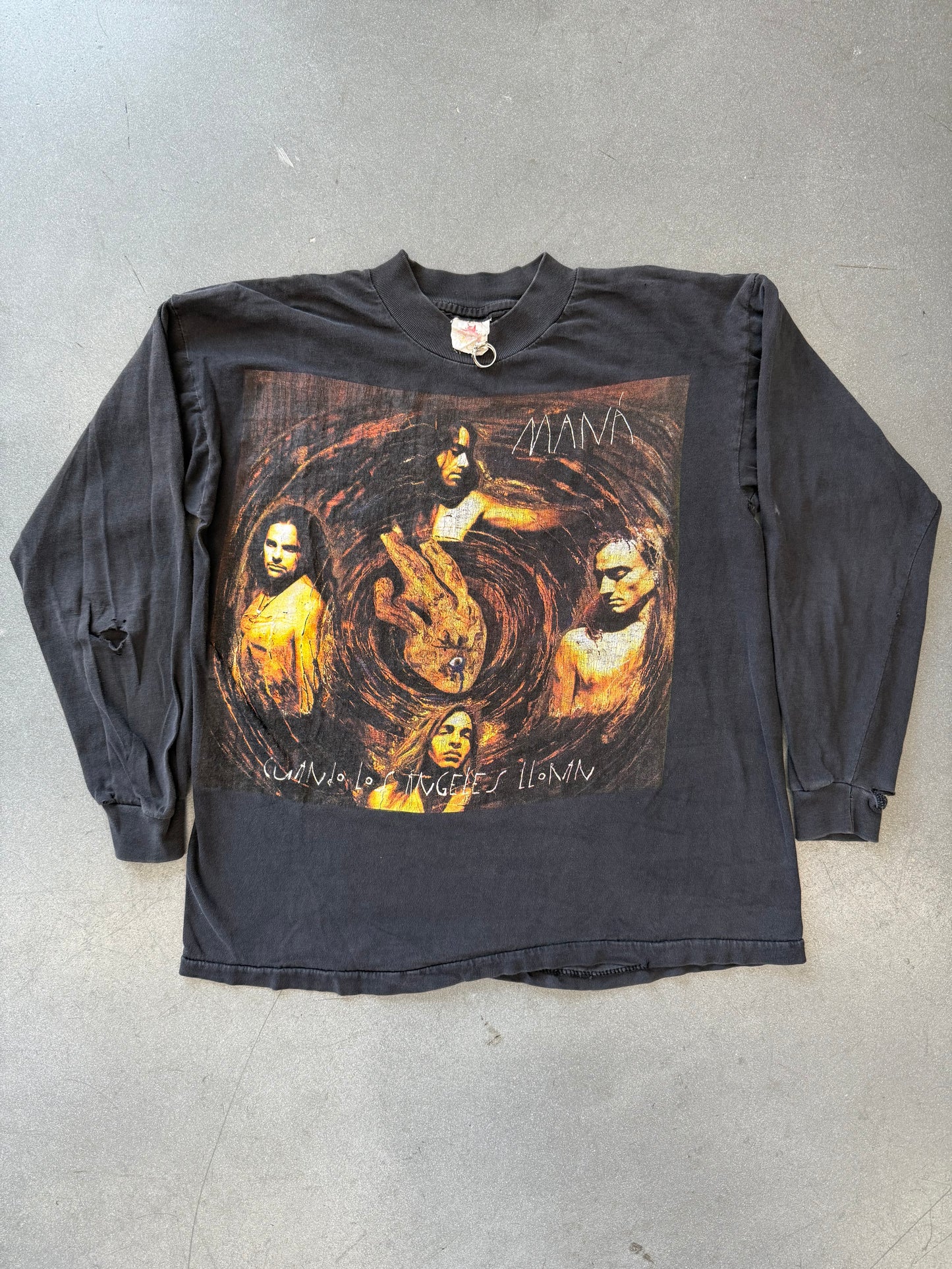 1997 MANA CUANDO LOS ANGELES LLORANO LONGSLEEVE BAND TEE