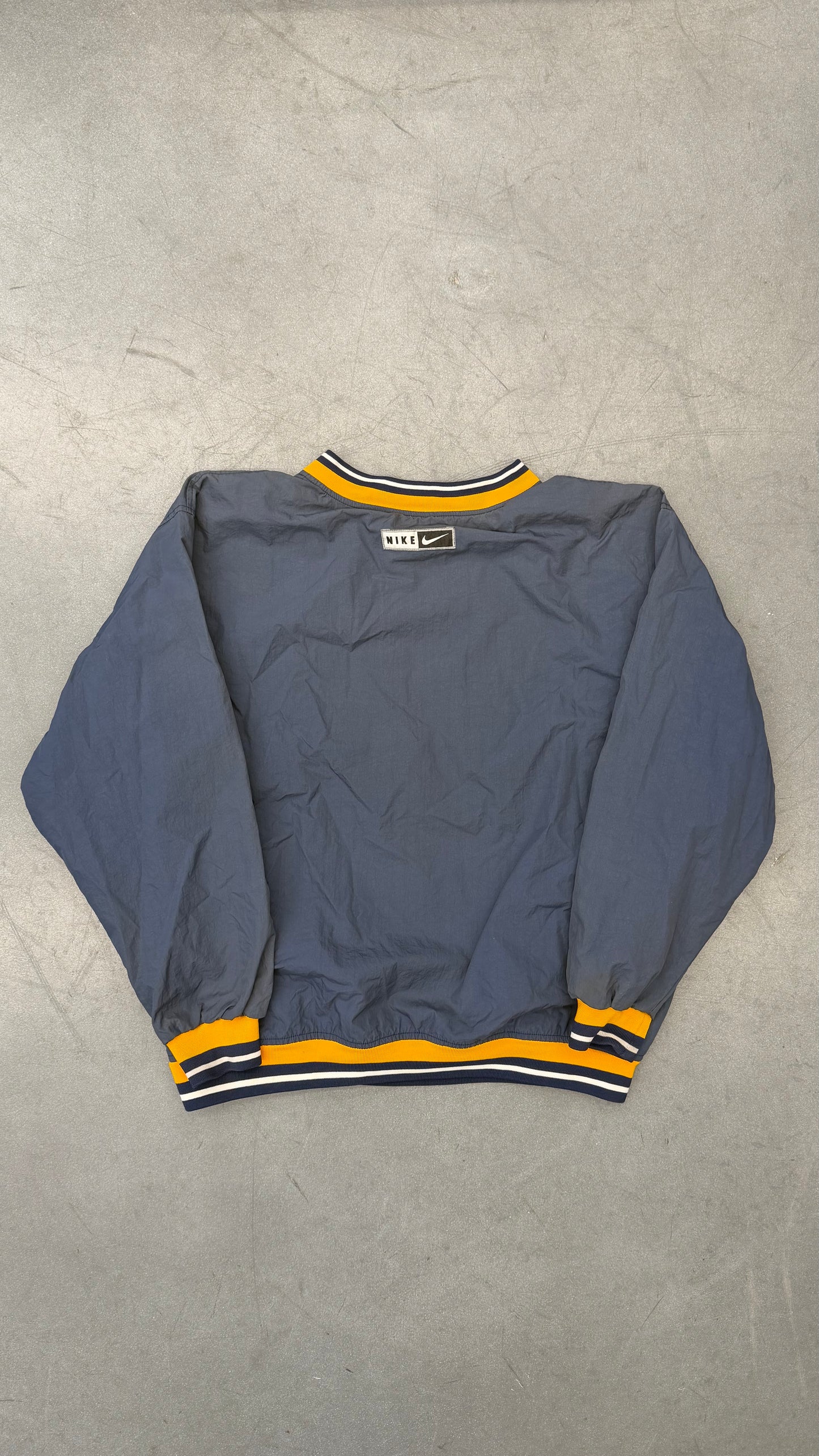90S NIKE CENTER SWOOSH V-NECK JACKET (STARTER TAG)