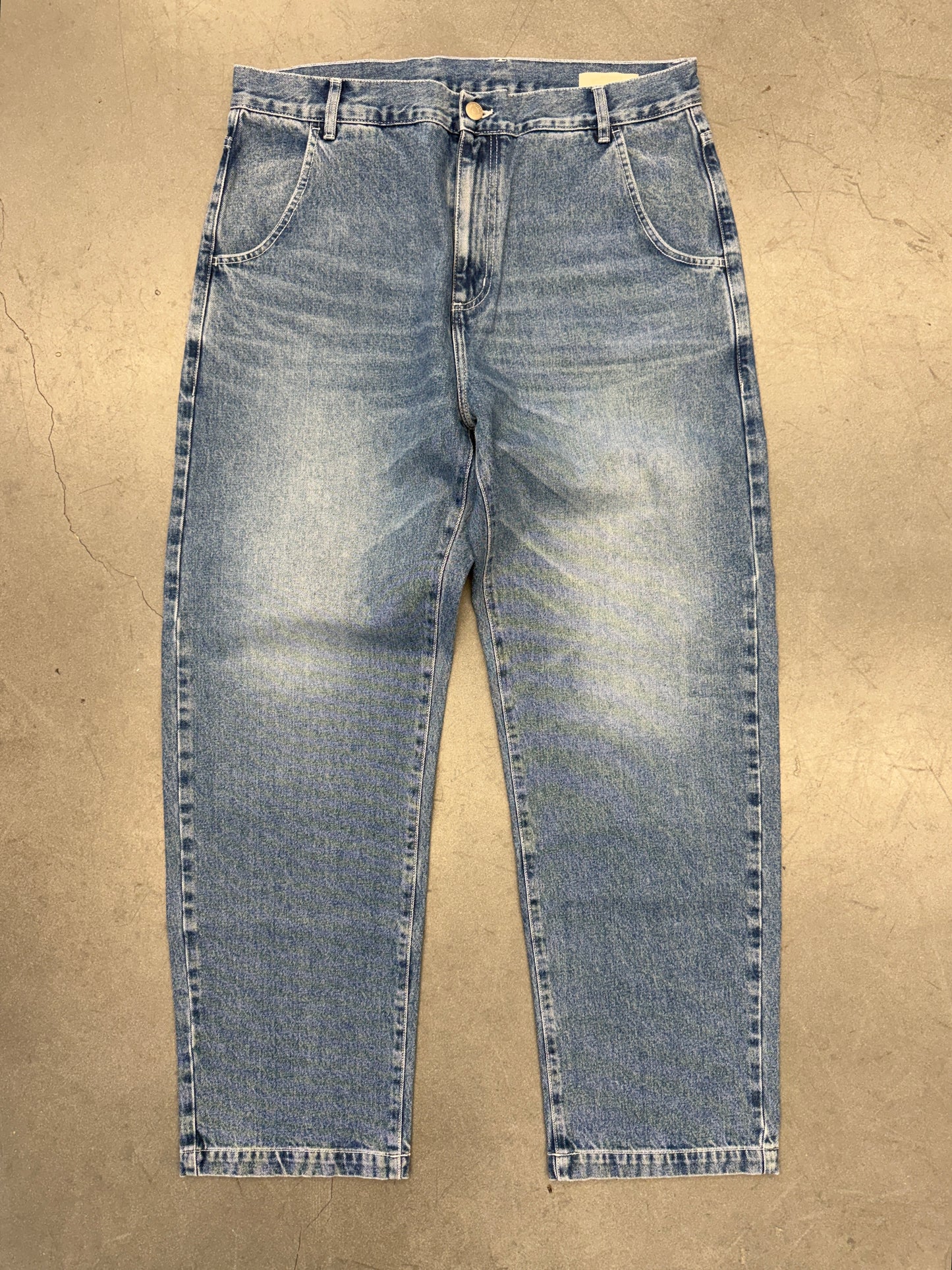 MFPEN REGULAR STRAIGHT JEANS - WASHED BLUE (XL) (NWT)