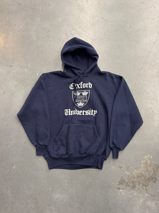90S OXFORD UNIVERSITY PULLOVER HOODIE (JERZEES TAG)