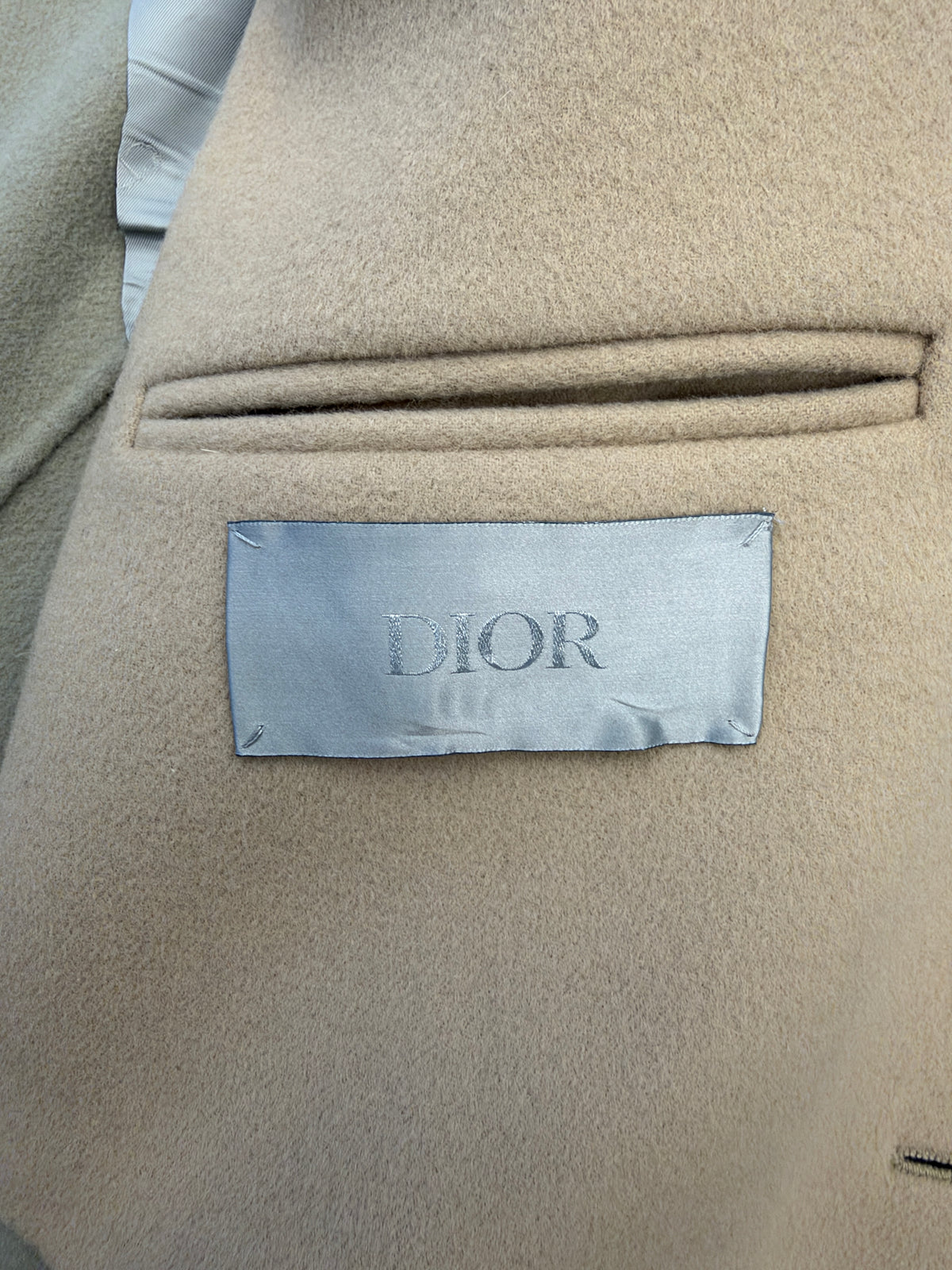 90S CHRISTIAN DIOR WOOL TRENCH COAT