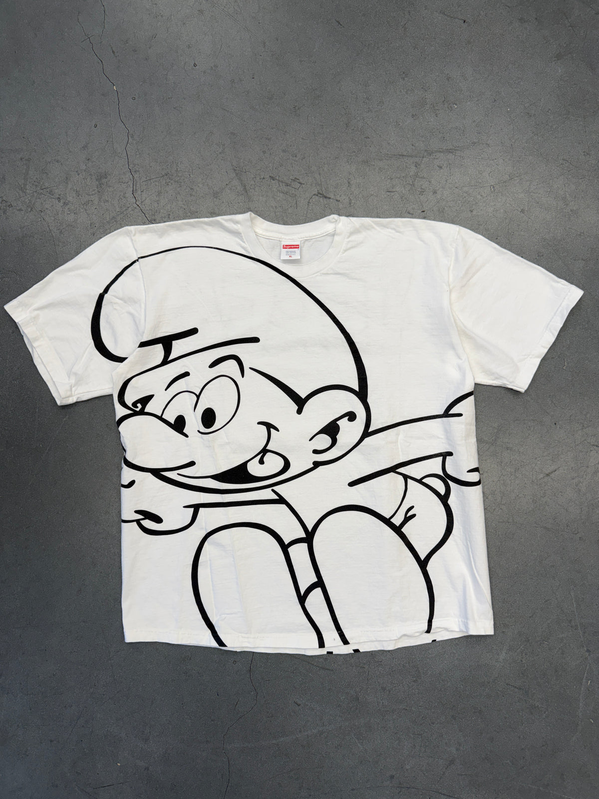 FW20 SUPREME SMURFS TEE - WHITE