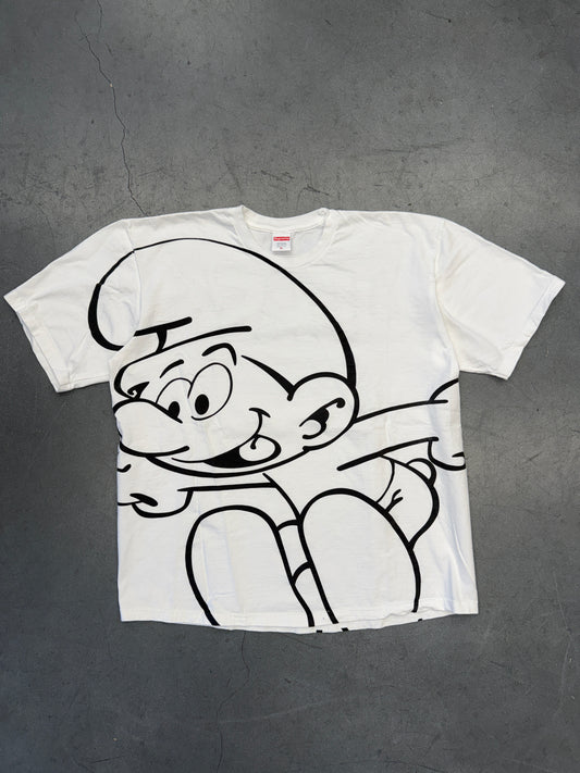 FW20 SUPREME SMURFS TEE - WHITE