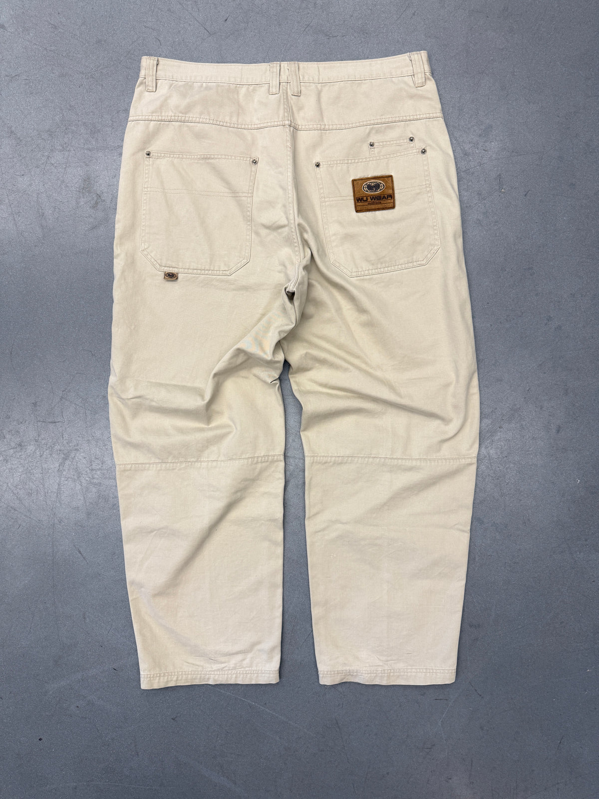 00'S WU-WEAR ORIGINAL JEANS BAGGY KHAKI PANTS