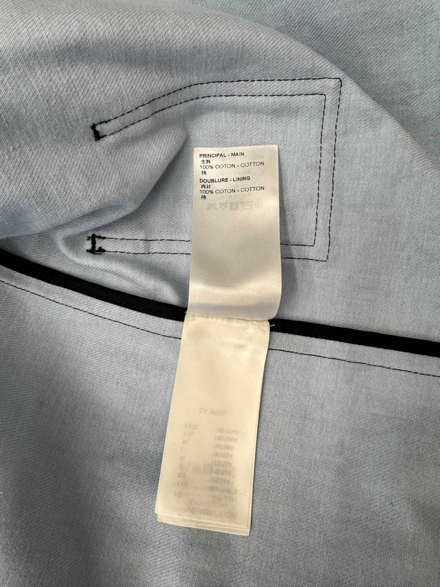 LOUIS VUITTON TIGER TIE-DYE PRINTED MONOGRAM DENIM SHIRT