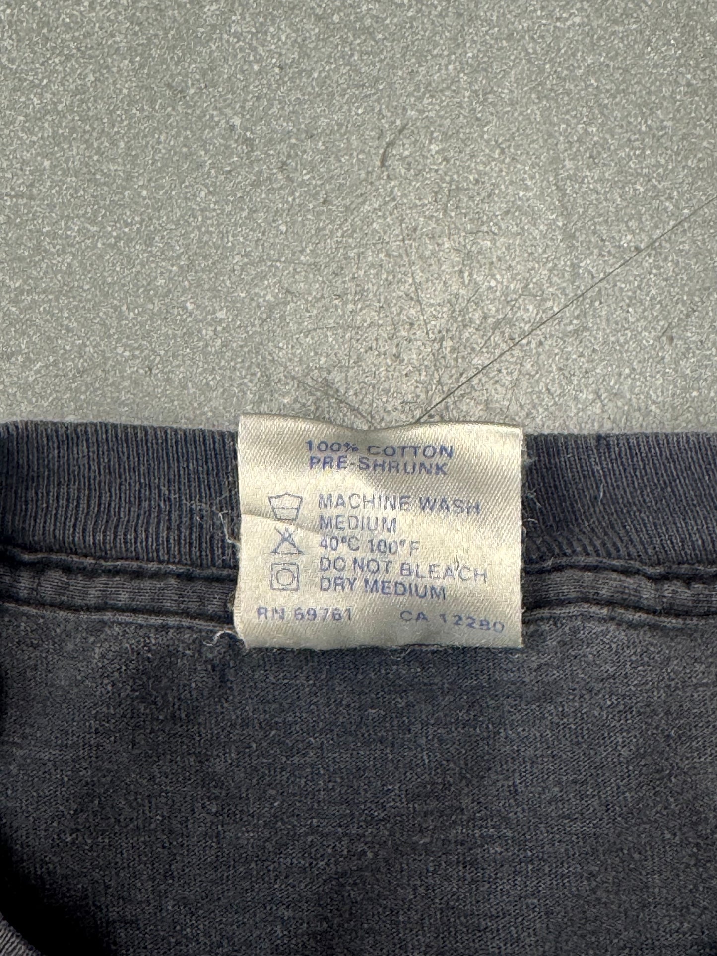1991 METALLICA 5 ALBUM AOP TEE (SILVER BROCKUM TAG)