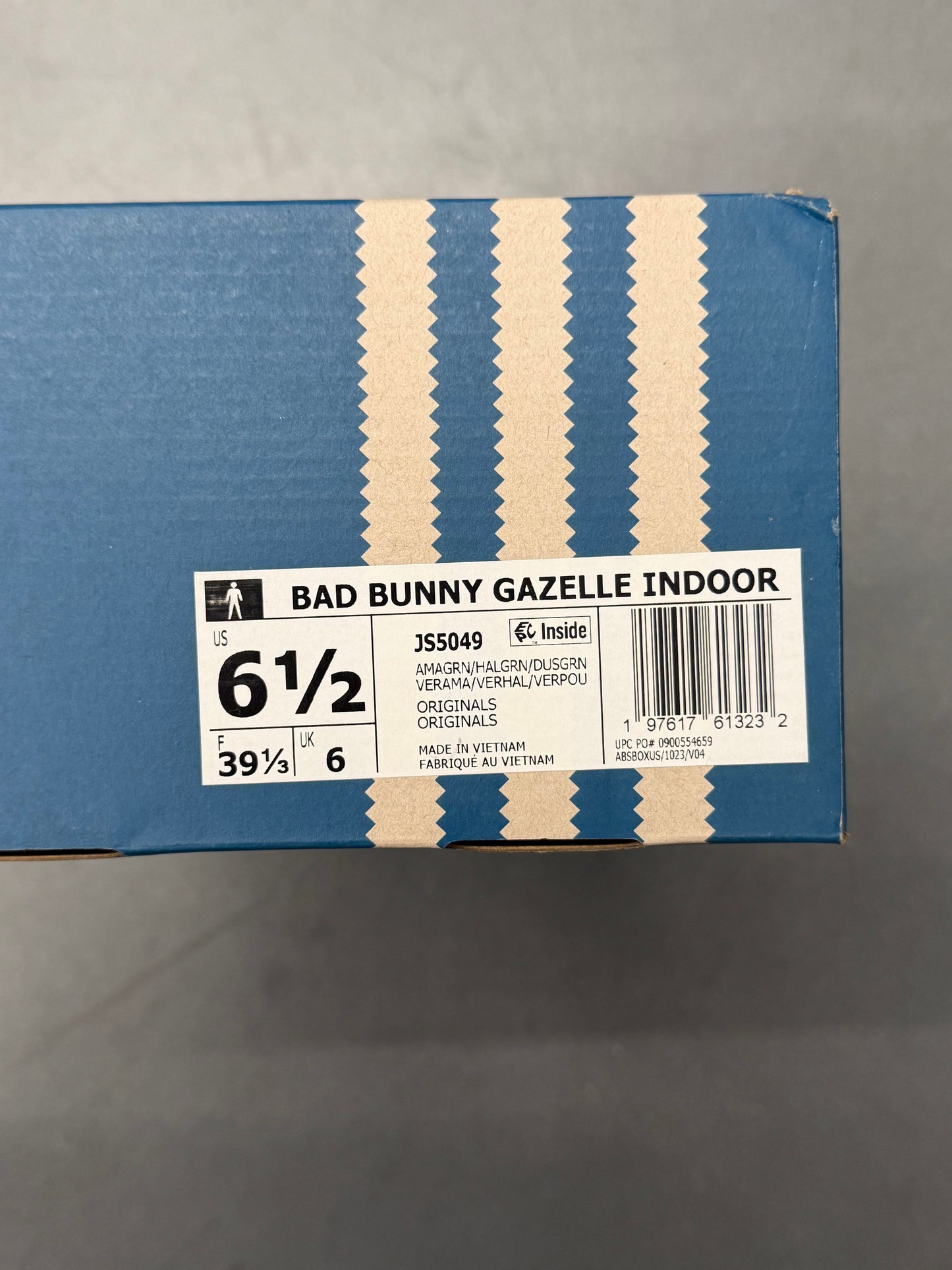 2025 ADIDAS GAZELLE INDOOR BAD BUNNY EL YUNQUE (W/BOX)
