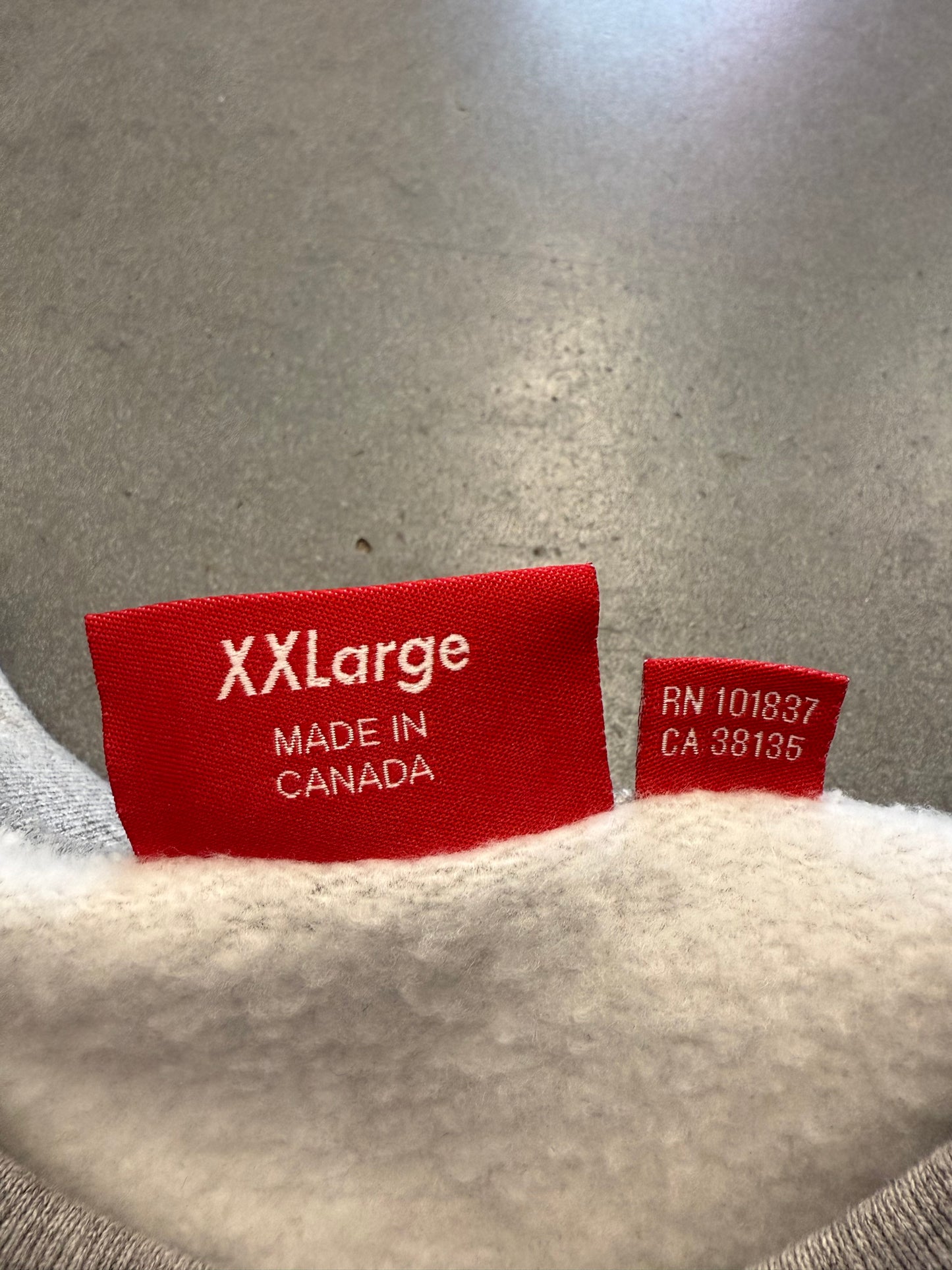 FW22 SUPREME BOX LOGO CREWNECK  - GRAY (2XL)