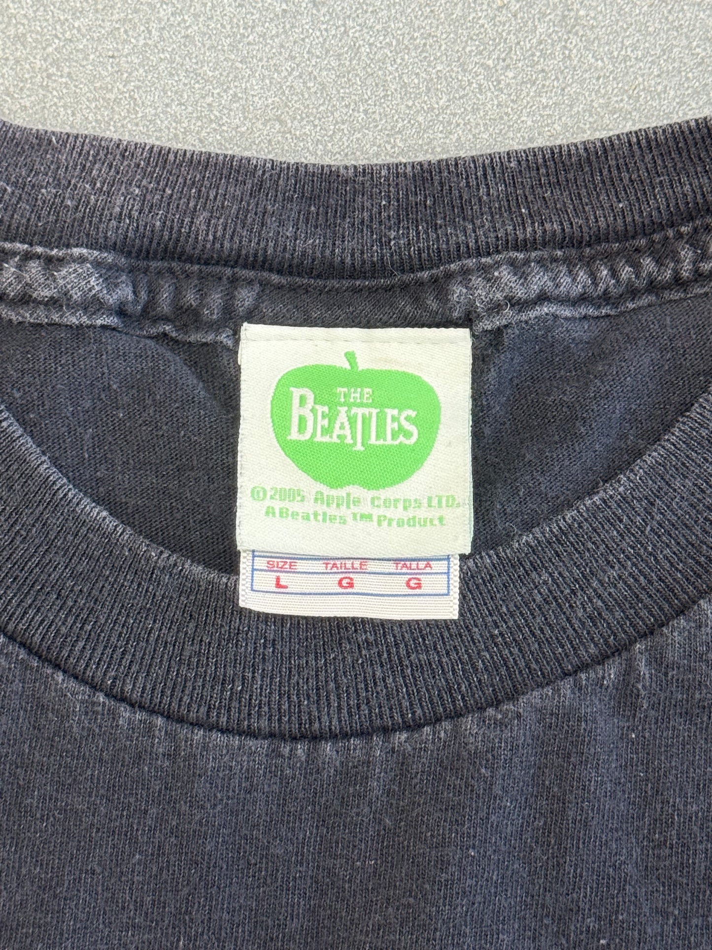 1998 THE BEATLES CUT-OFF TEE (APPLE TAG)