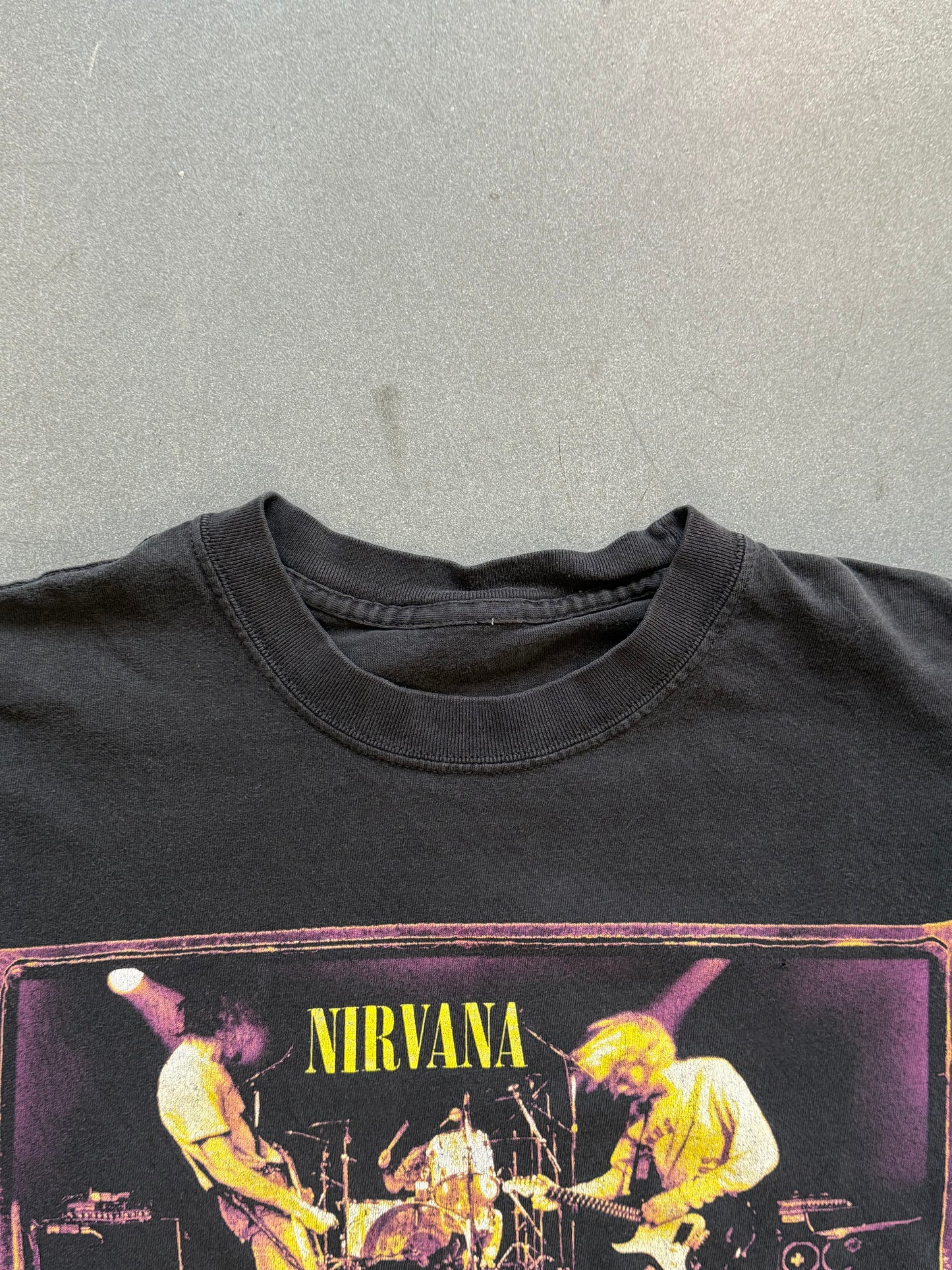 1996 NIRVANA FROM THE MUDDY BANKS OF THE WISHKAH TEE (PULLED TAG)
