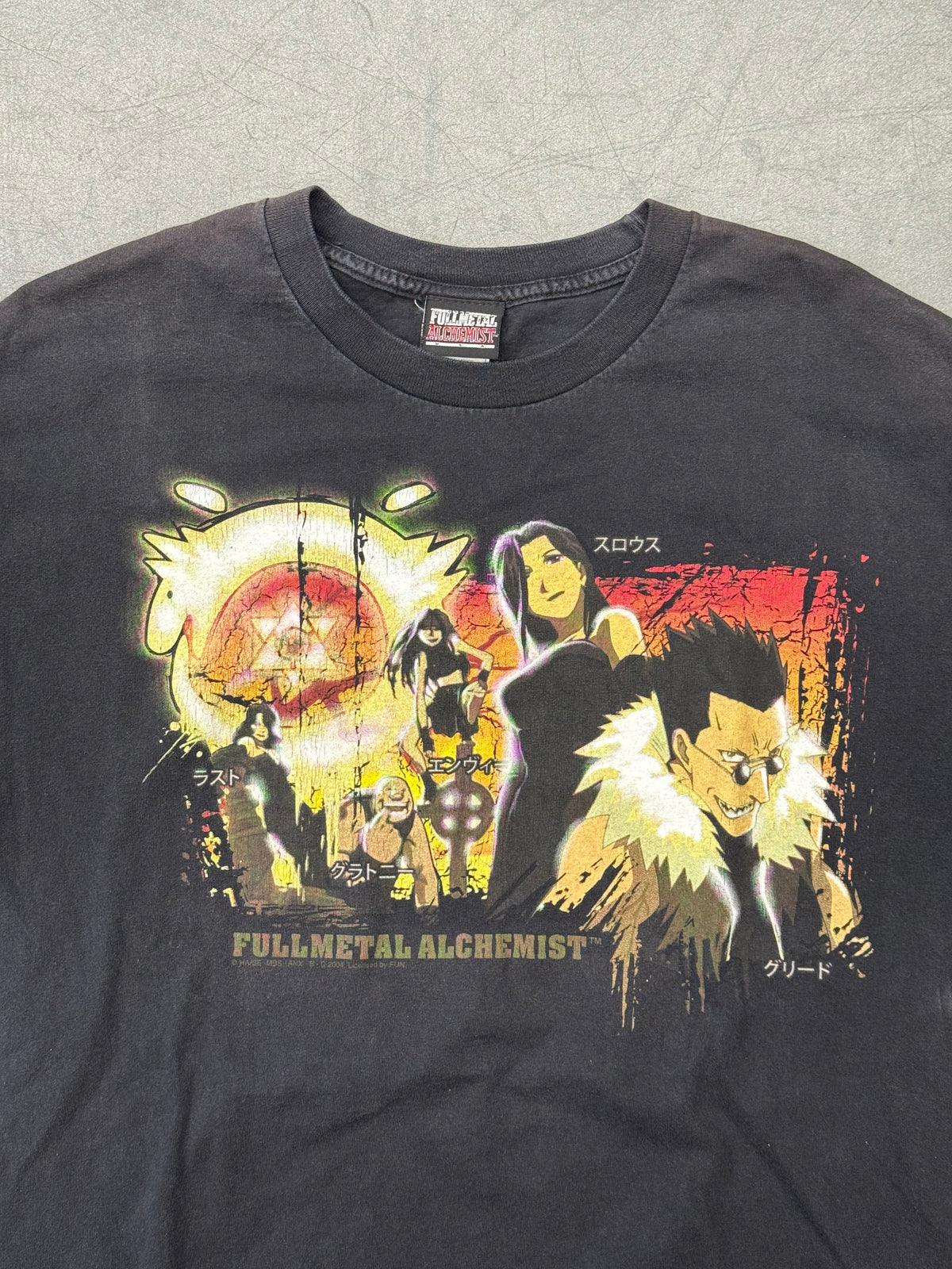 2004 FULLMETAL ALCHEMIST TEE (FULLMETAL ALCHEMIST TAG)