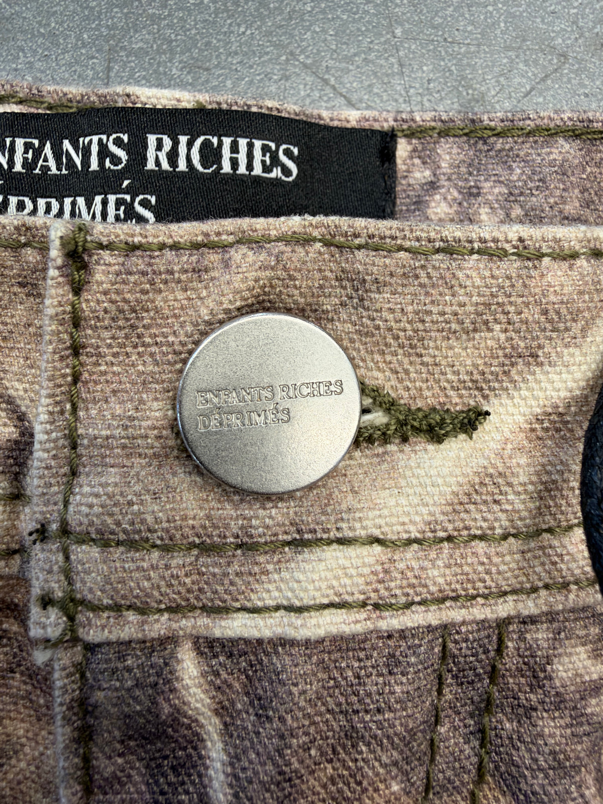 FW23 ENFANTS RICHES DEPRIMES REALTREE CAMO CARPENTER PANTS