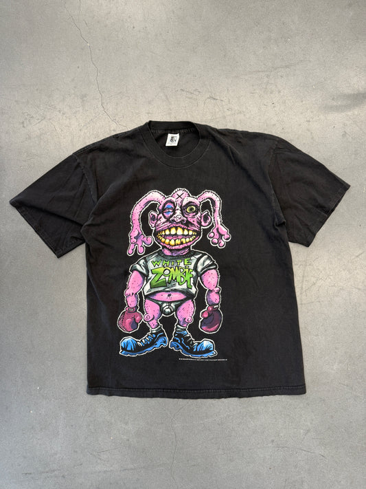 1995 WHITE ZOMBIE MORE HUMAN THAN HUMAN TEE (GEM TAG)