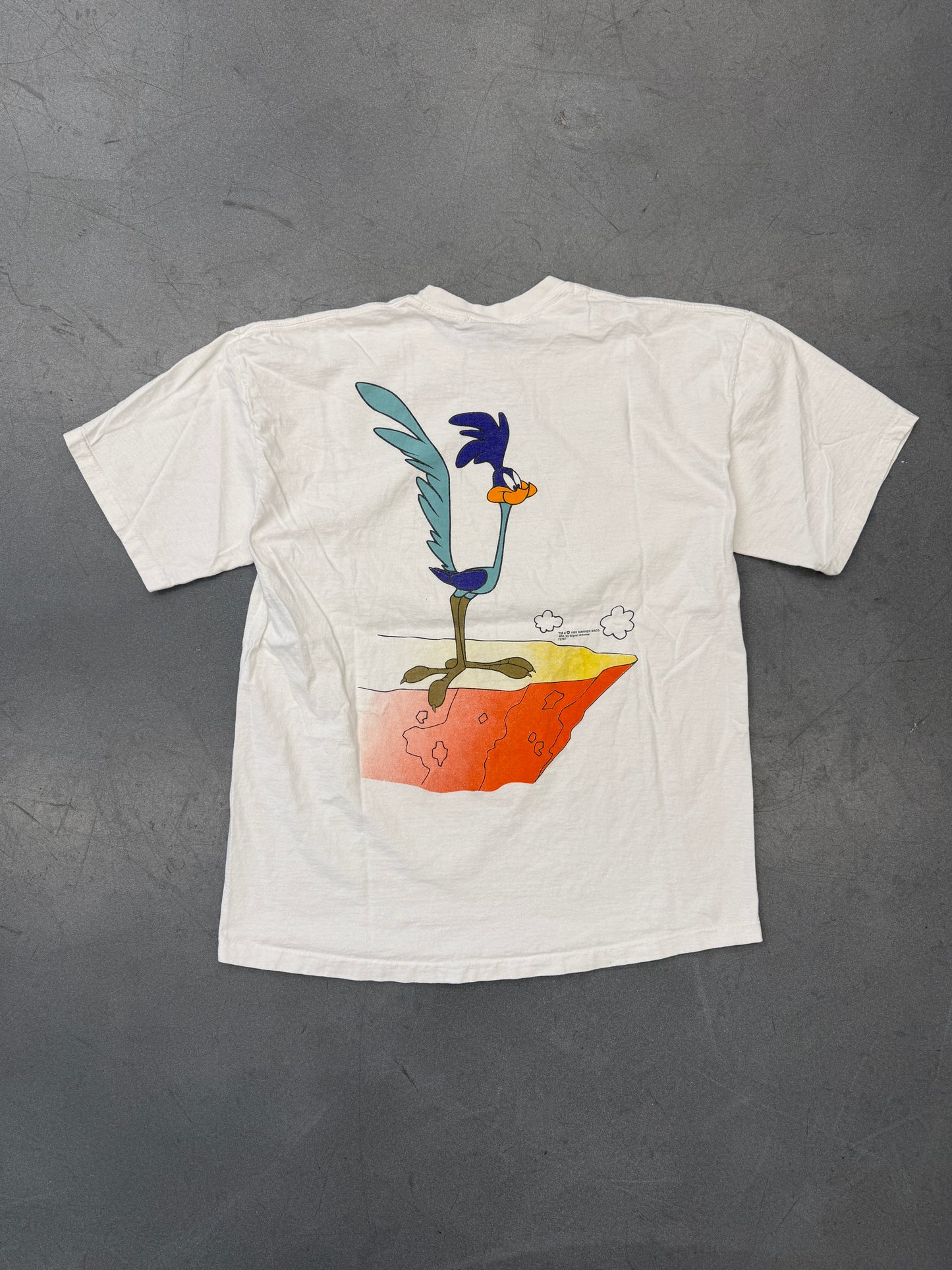 1993 WILLIE E COYOTE ROAD RUNNER TEE (SIGNAL SPORTS TAG)