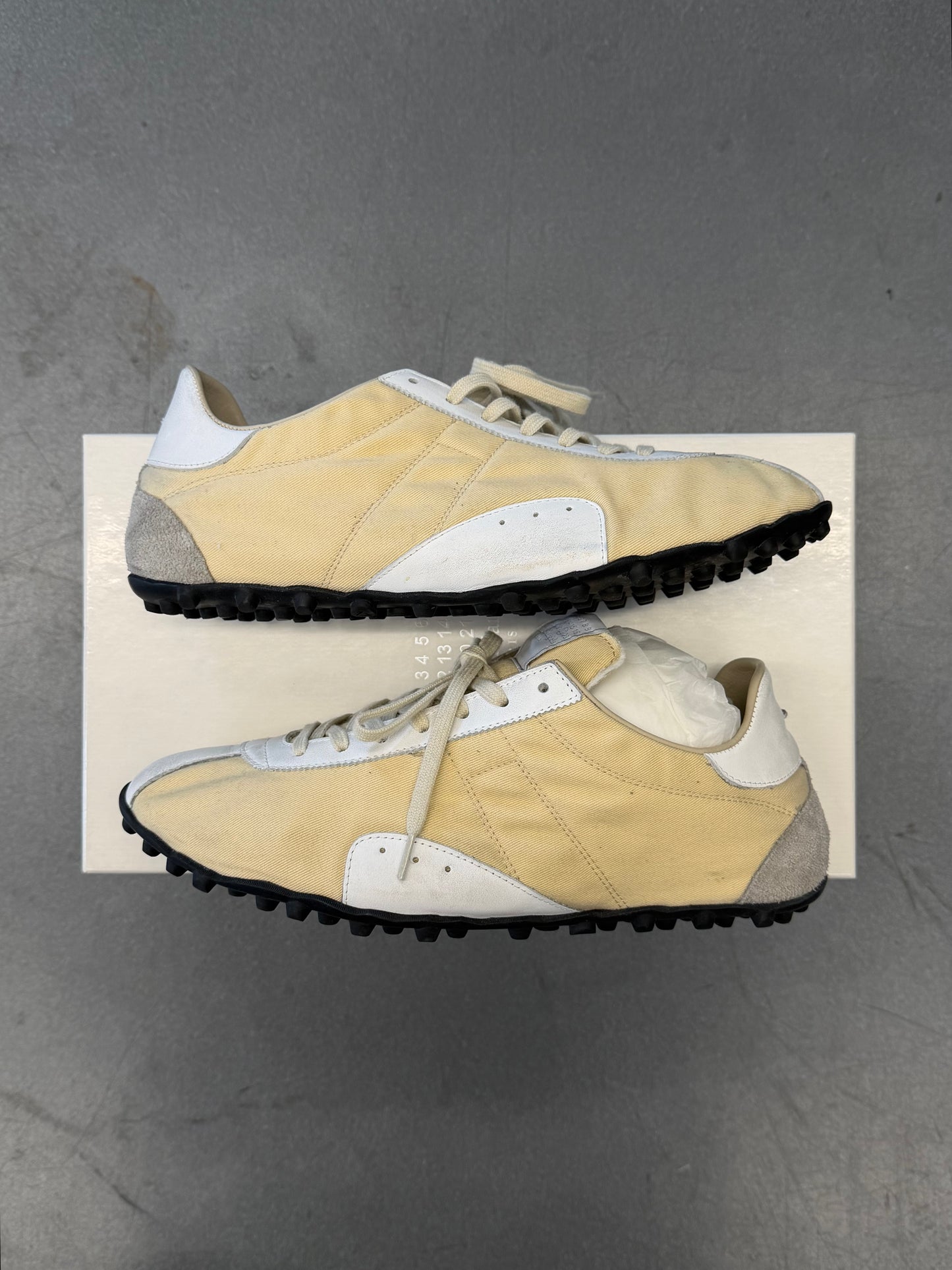 MAISON MARGIELA SPRINTER SNEAKERS - CREAM (W/BOX)
