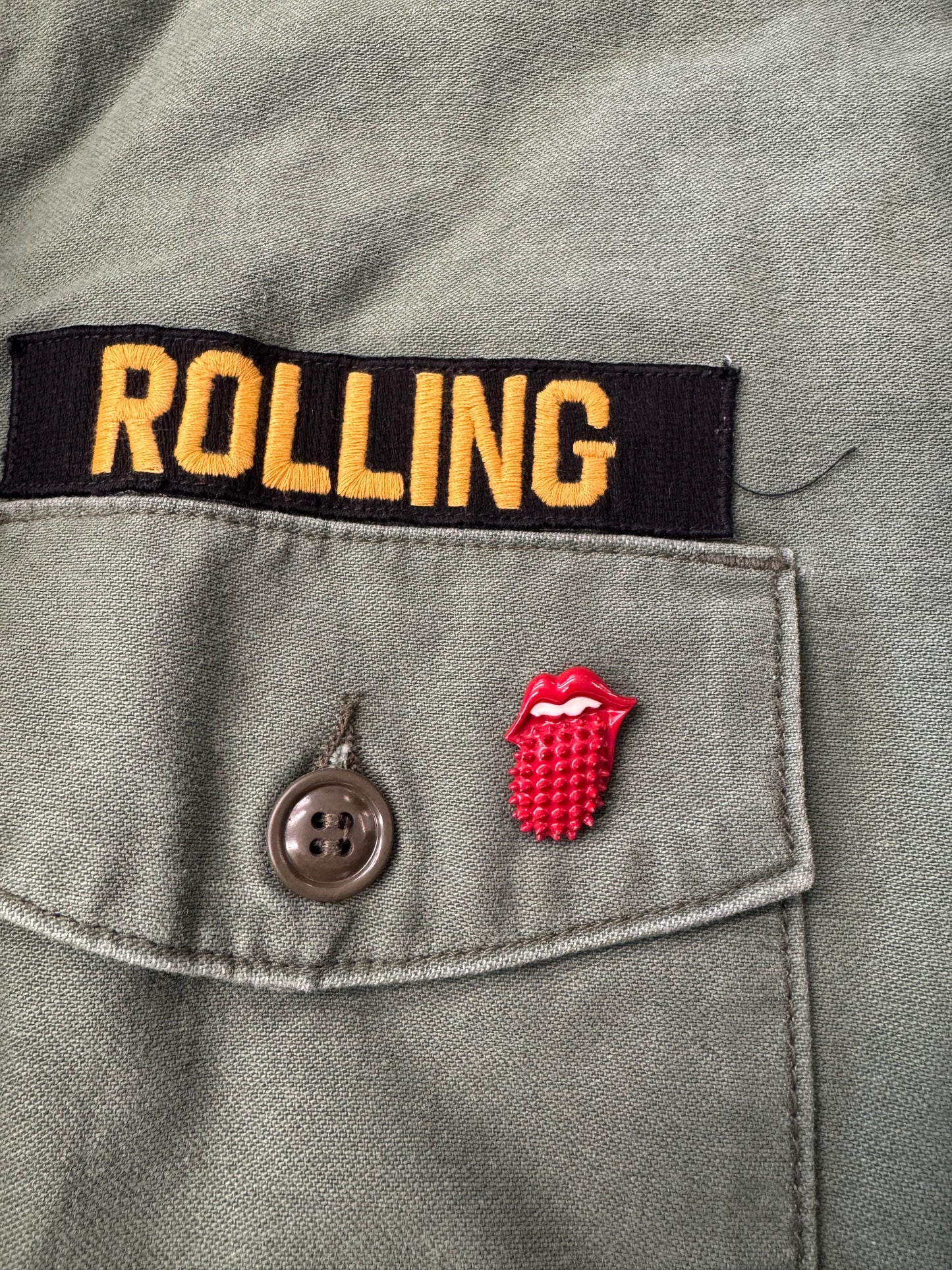 MADEWORN ROLLING STONES ARMY JACKET