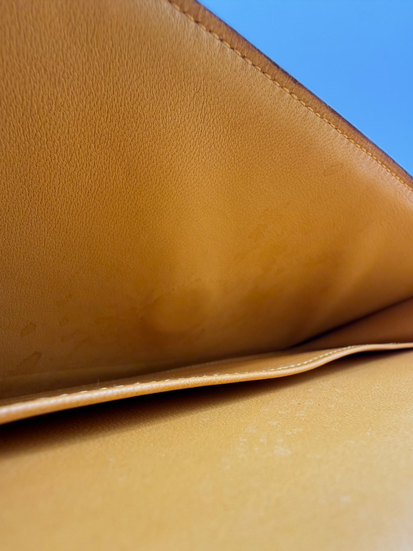 HERMES COURCHEVEL EX-LIBRIS CLUTCH (WITH DUSTBAG)