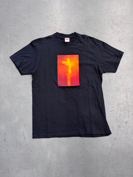 FW17 SUPREME PISS CHRIST TEE BLACK