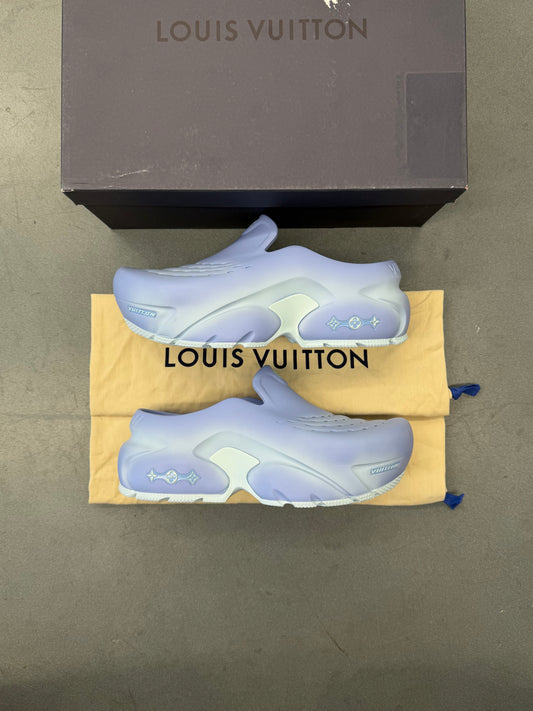LOUIS VUITTON SHARK CLOG - LIGHT BLUE (W/ BOX)