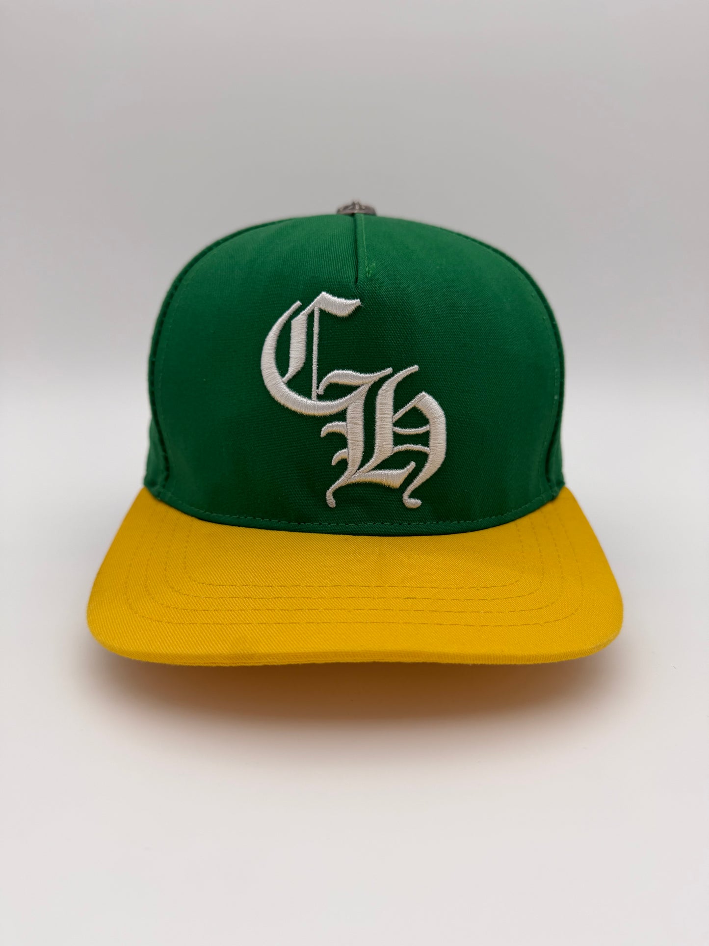 CHROME HEARTS CH BASEBALL HAT - GREEN/YELLOW