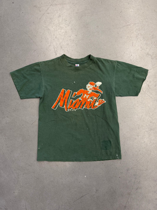 90S THE GAME SEBASTIAN "MIAMI" UNIVERSITY OF MIAMI TEE (THE GAME TAG)