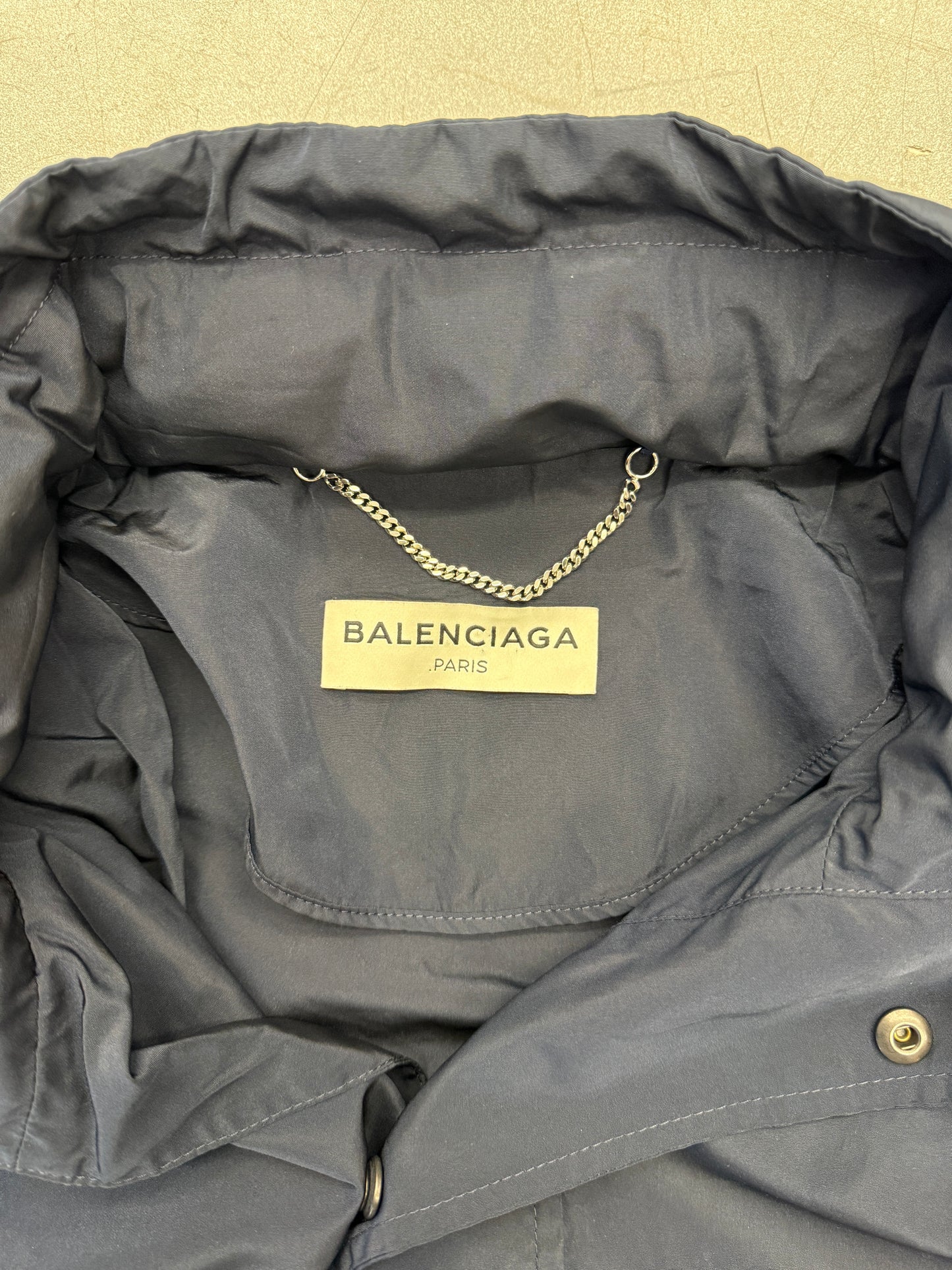 BALENCIAGA WEBSITE LINK BUTTON UP PARKA