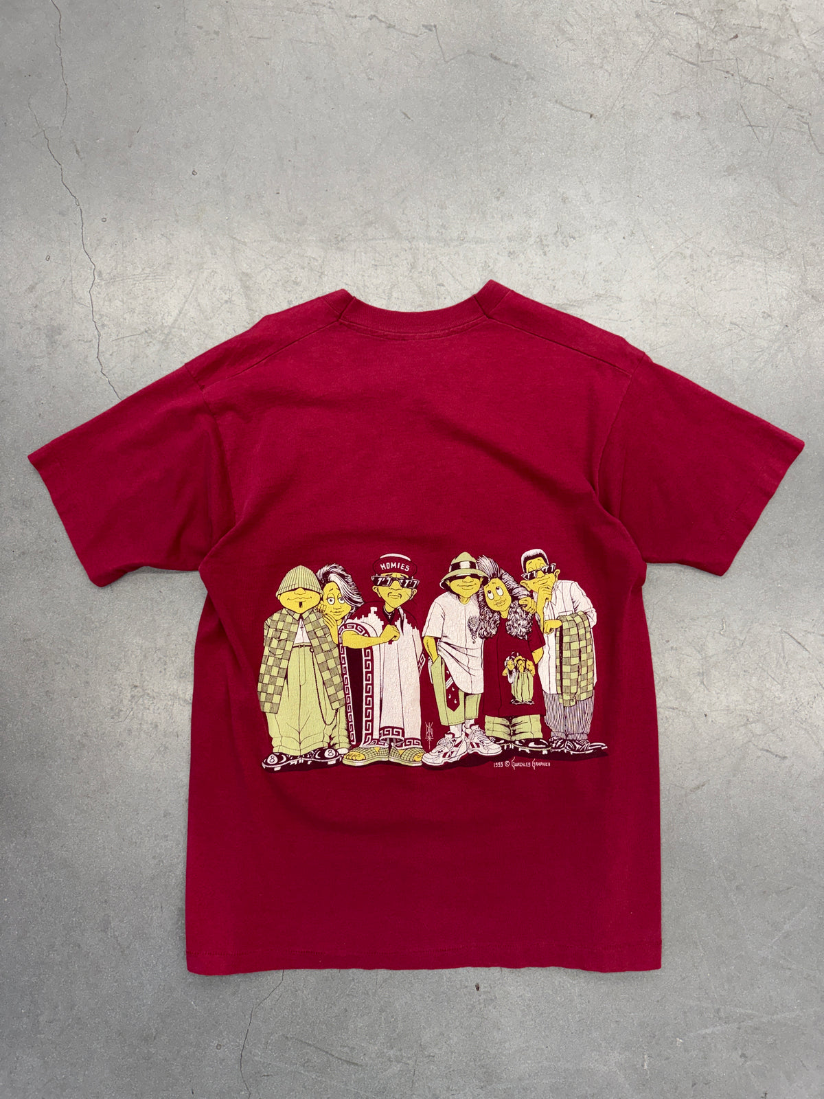 1993 HOMIES GONZALES GRAPHICS TEE (PULLED TAG)