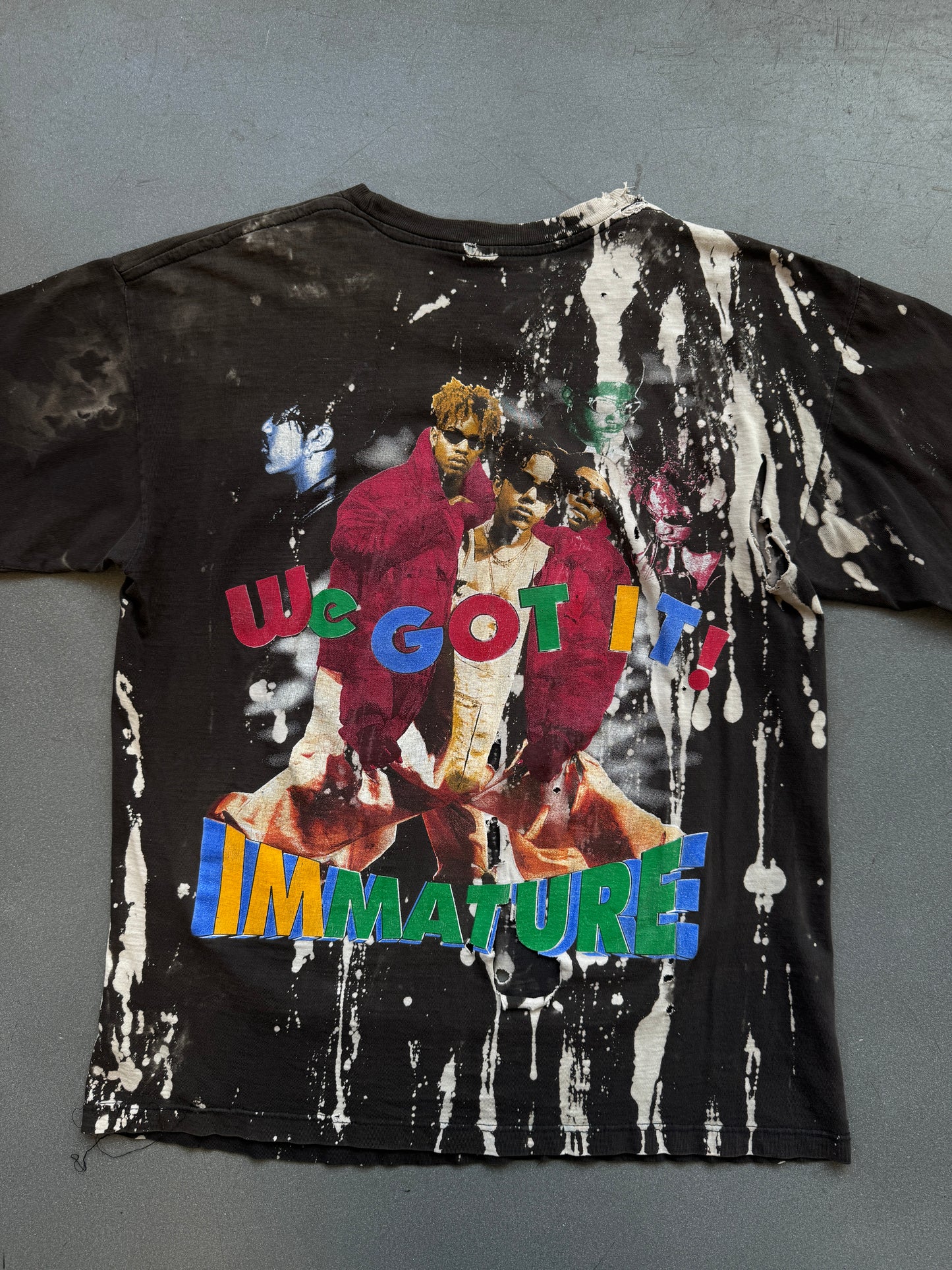 90'S BOOTLEG IMMATURE "WE GOT IT!" RAP TEE (FADED TAG)