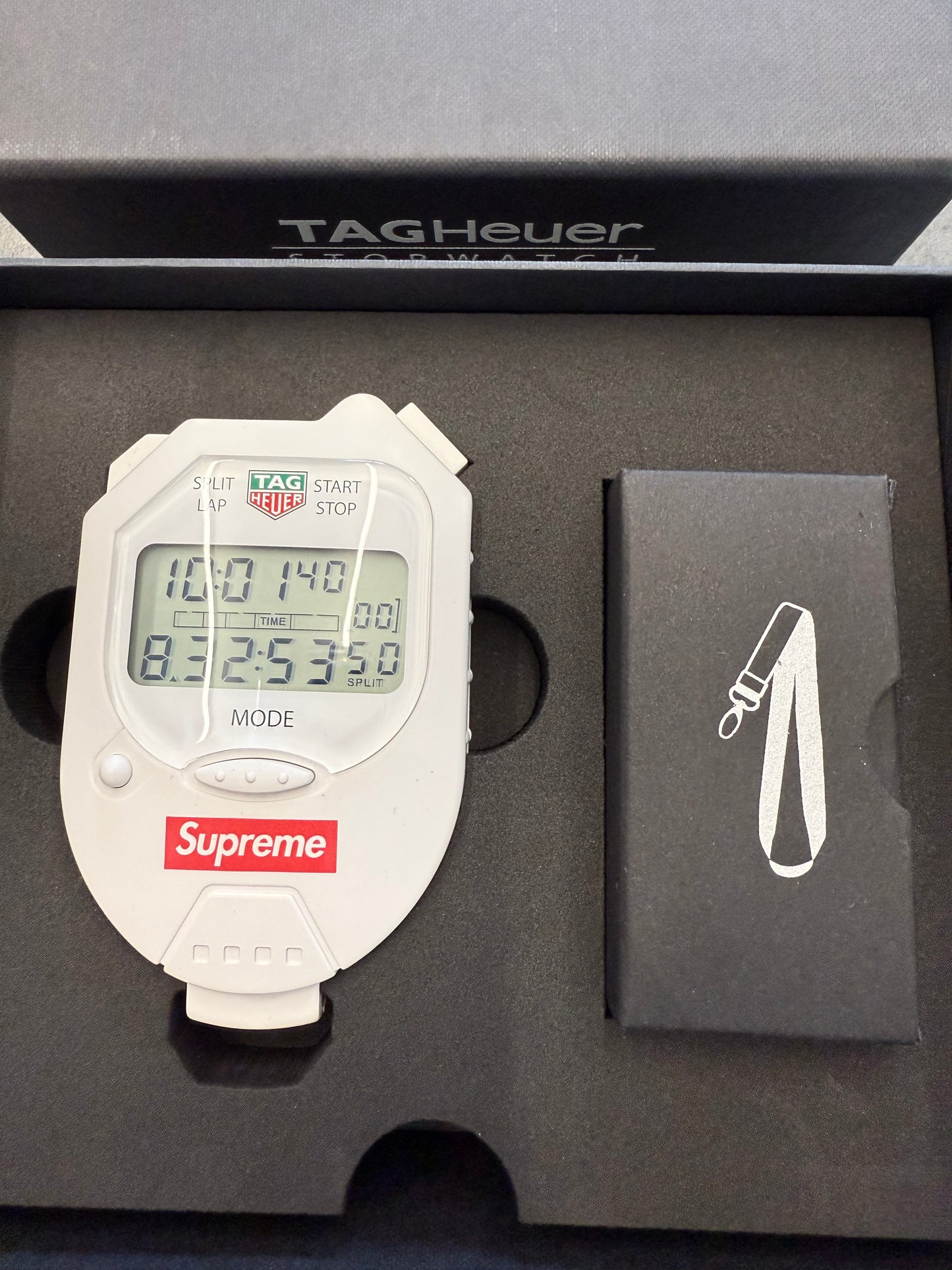 FW18 SUPREME TAG HEUER POCKET PRO STOPWATCH