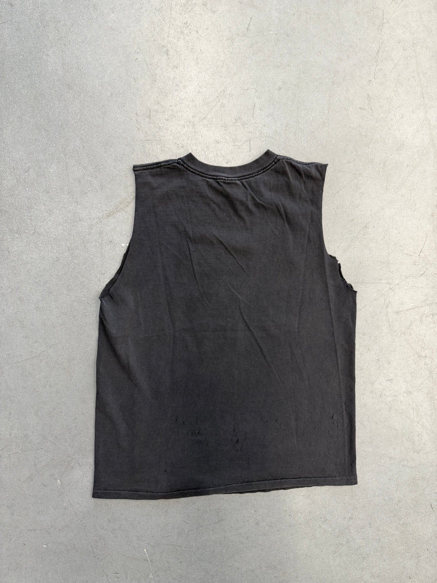 1997 DENNIS ANDERSON'S GRAVE DIGGER TOUR '97 CUTOFF TEE (NOREASTER TAG)